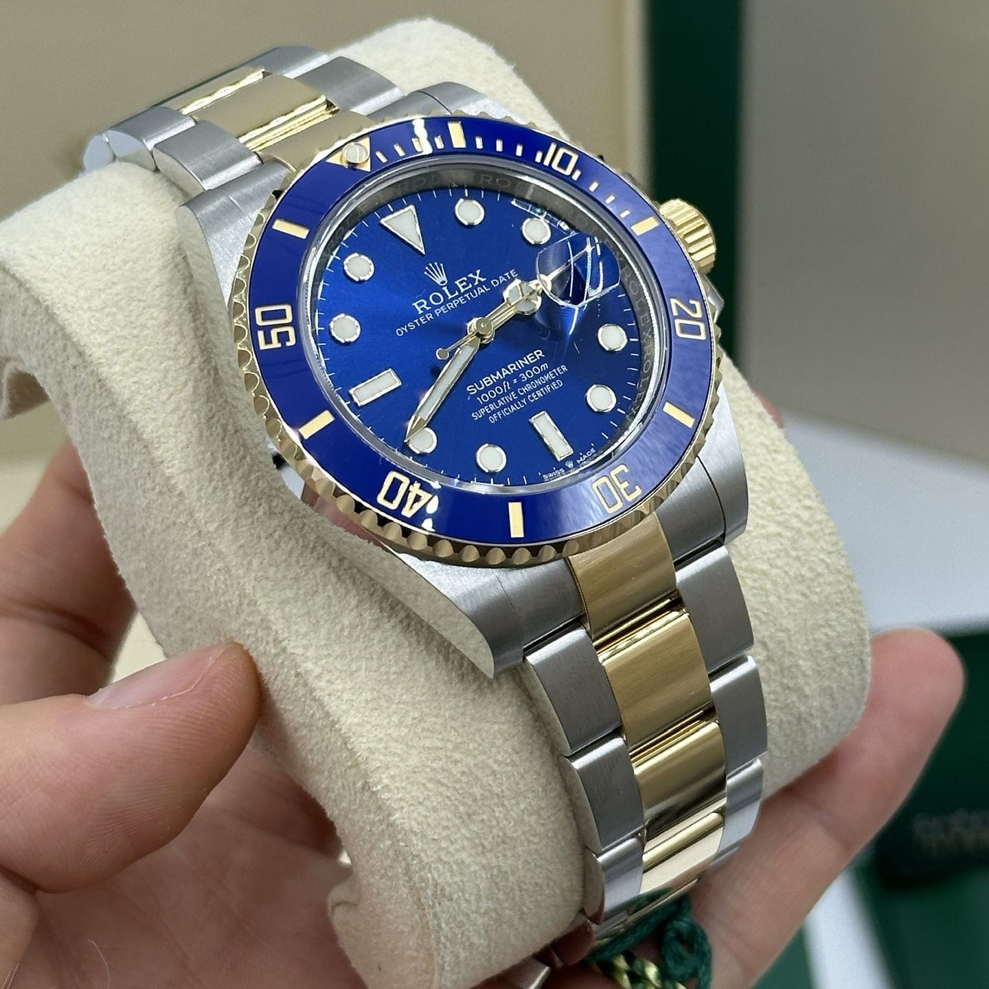 Rolex Submariner Date 126613LB (Onbekend (willekeurig serienummer)) - Blauw wijzerplaat 41mm Staal (8/8)