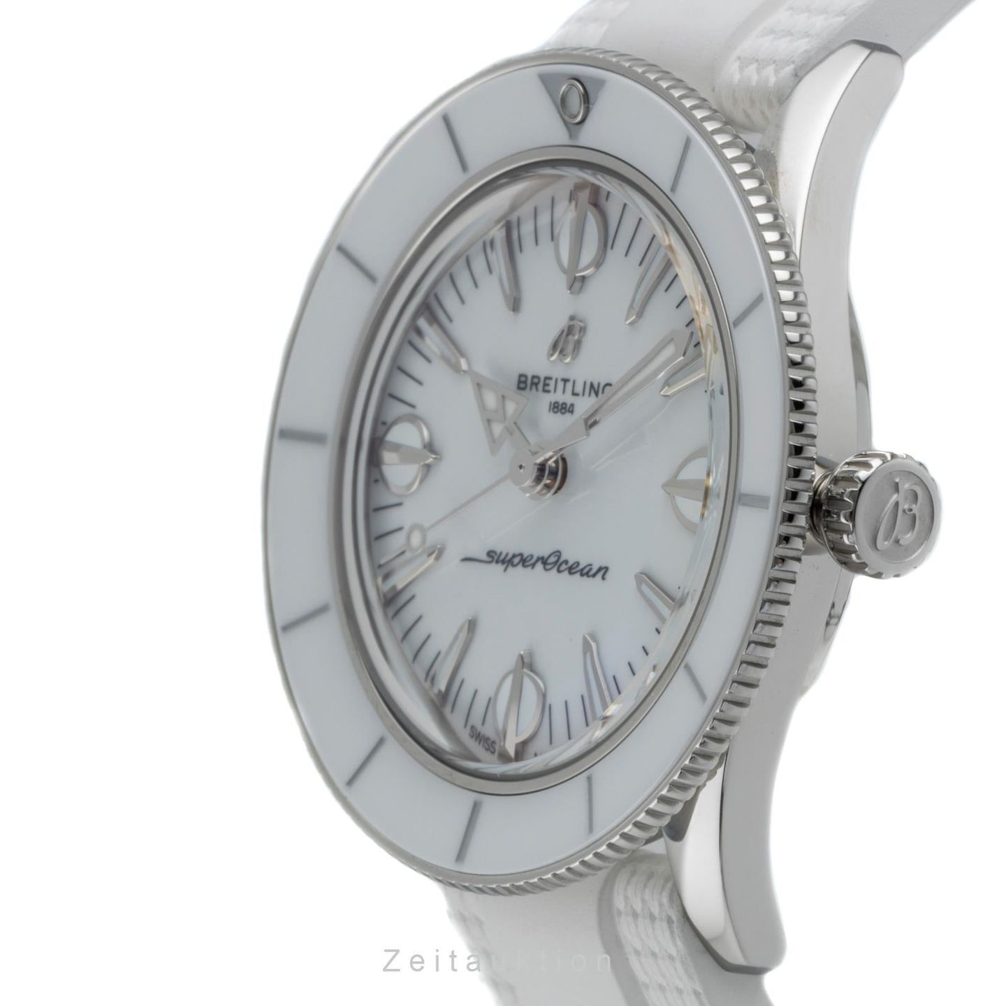 Breitling Superocean Heritage A10340161C1X1 (Unknown (random serial)) - Blue dial 38 mm Steel case (5/8)