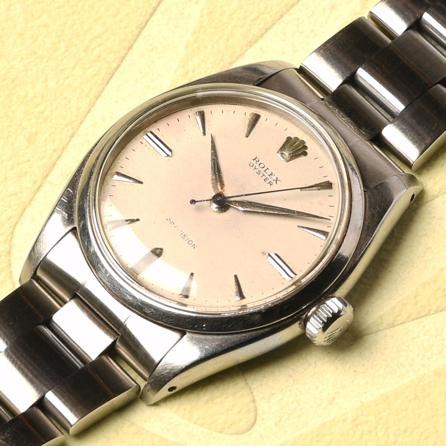 Rolex Oyster Precision 6422 (1956) - Silver dial 34 mm Steel case (2/7)