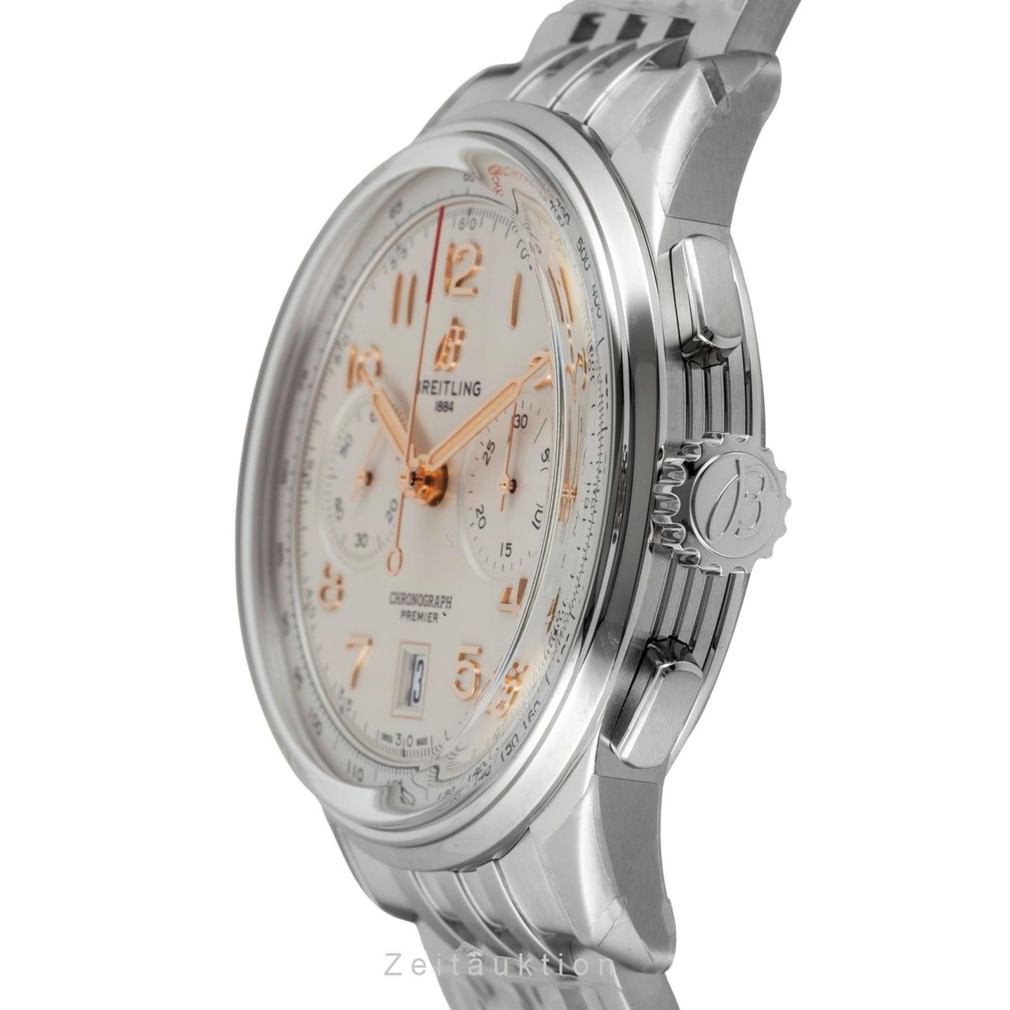 Breitling Premier AB0145211G1A1 (Onbekend (willekeurig serienummer)) - Beige wijzerplaat 42mm Staal (5/8)
