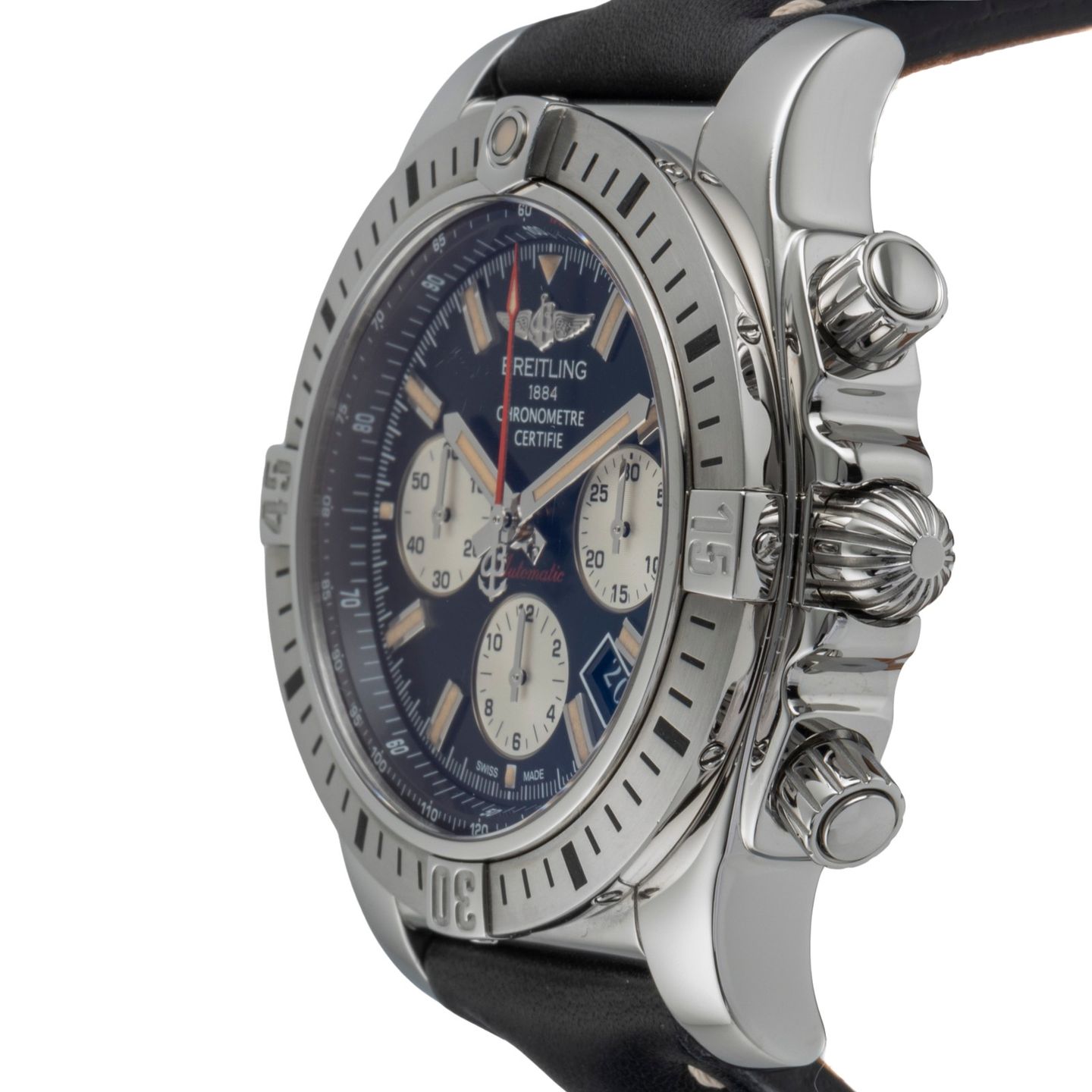 Breitling Chronomat 44 Airborne AB01154G/BD13 (2014) - Black dial 44 mm Steel case (6/8)