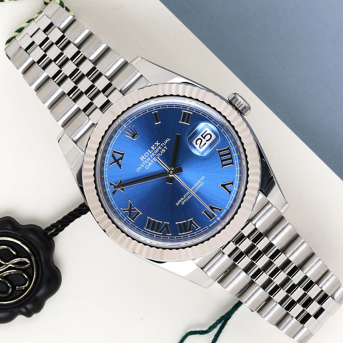 Rolex Datejust 41 126334 (2024) - Blue dial 41 mm Steel case (1/8)