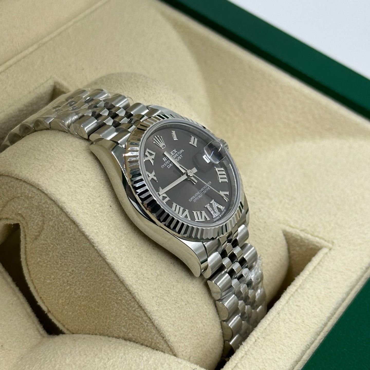 Rolex Datejust 31 278274 (2024) - Grijs wijzerplaat 31mm Staal (7/8)