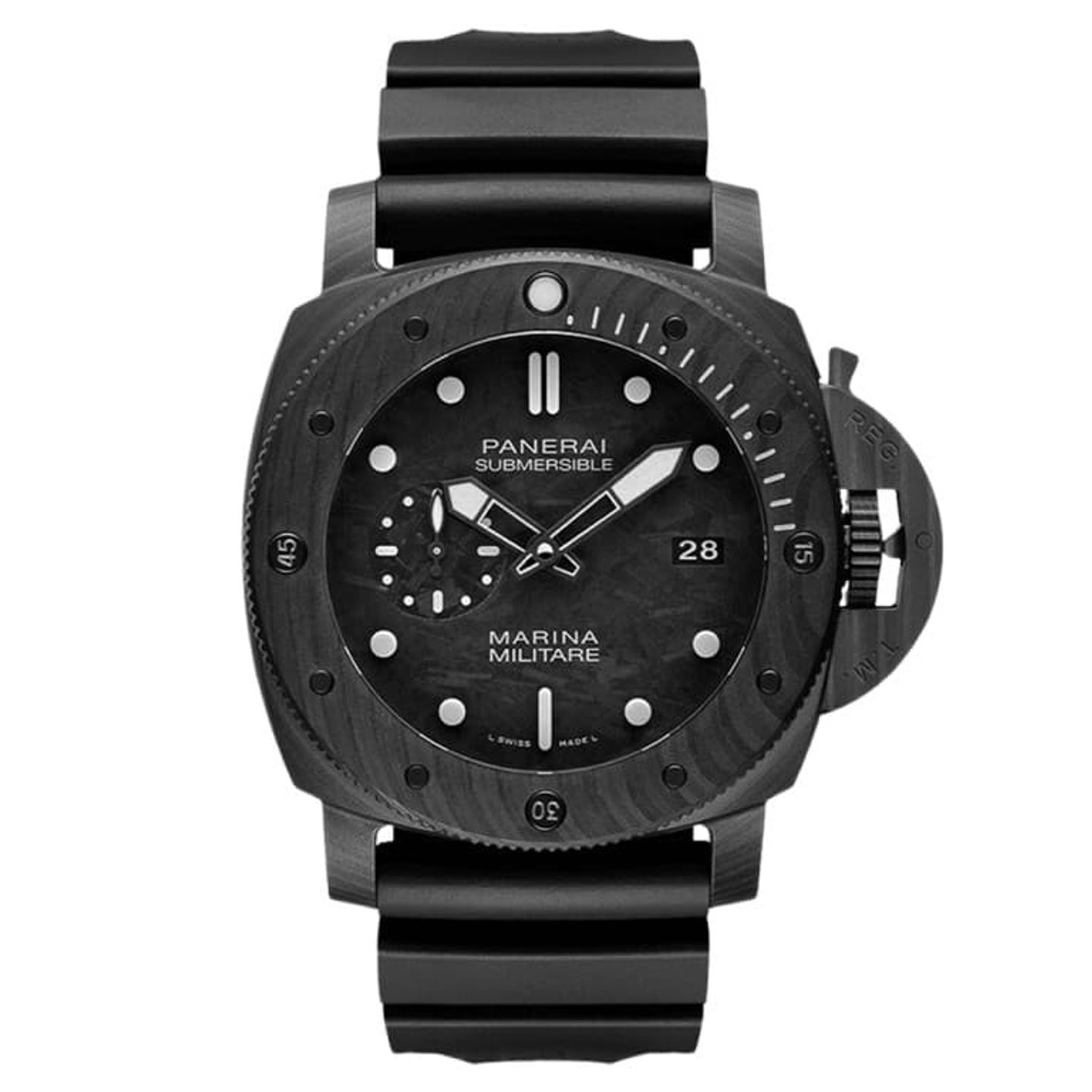 Panerai Luminor Submersible PAM02979 (2024) - Zwart wijzerplaat 47mm Carbon (1/1)