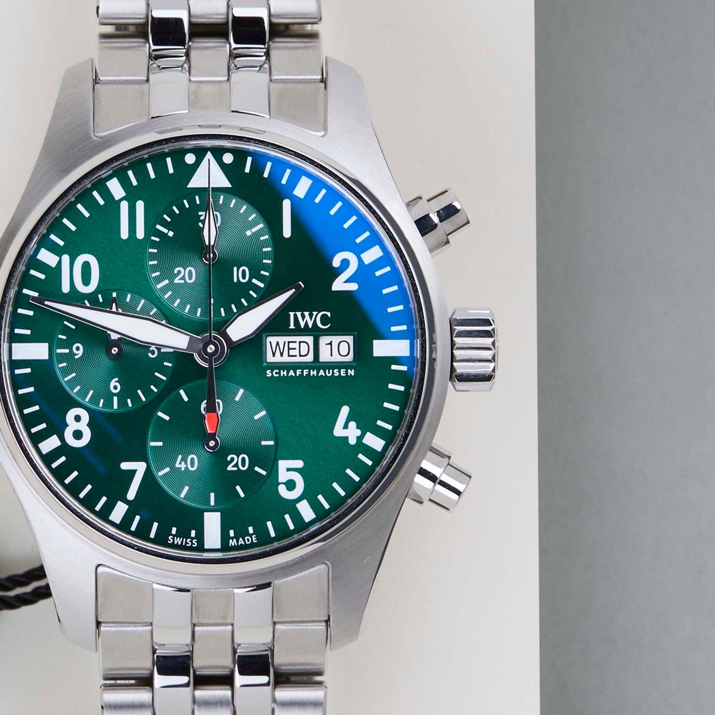 IWC Pilot Chronograph IW388104 (2026) - Blauw wijzerplaat 41mm Staal (5/8)