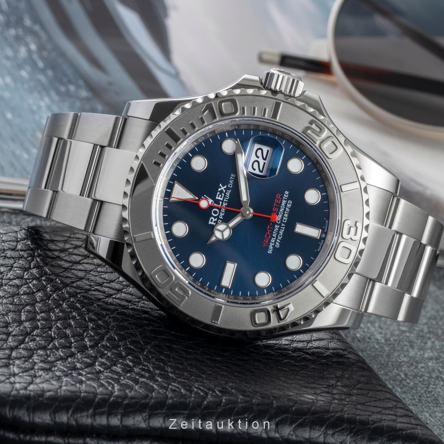 Rolex Yacht-Master 40 126622 (Unknown (random serial)) - Blue dial 40 mm Steel case (2/8)