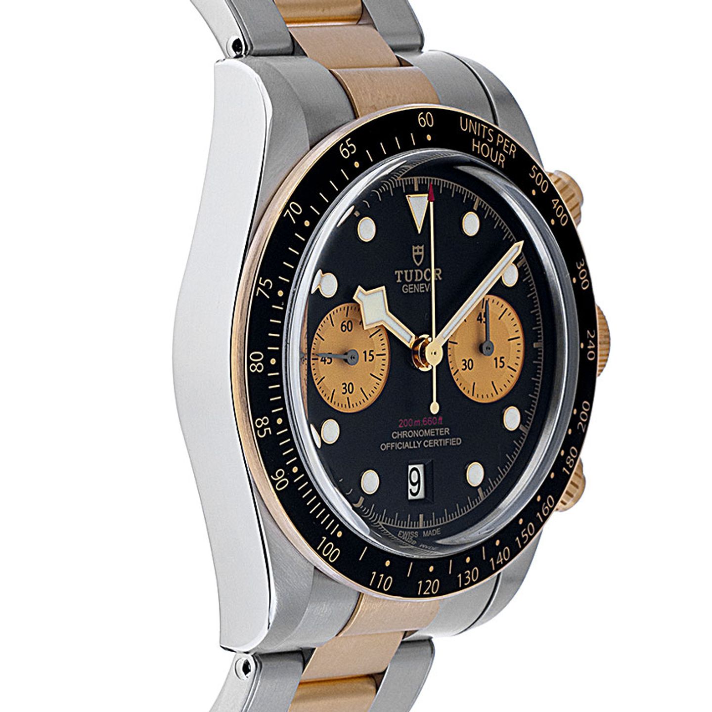 Tudor Black Bay Chrono 79363N (2025) - Black dial 41 mm Gold/Steel case (5/7)