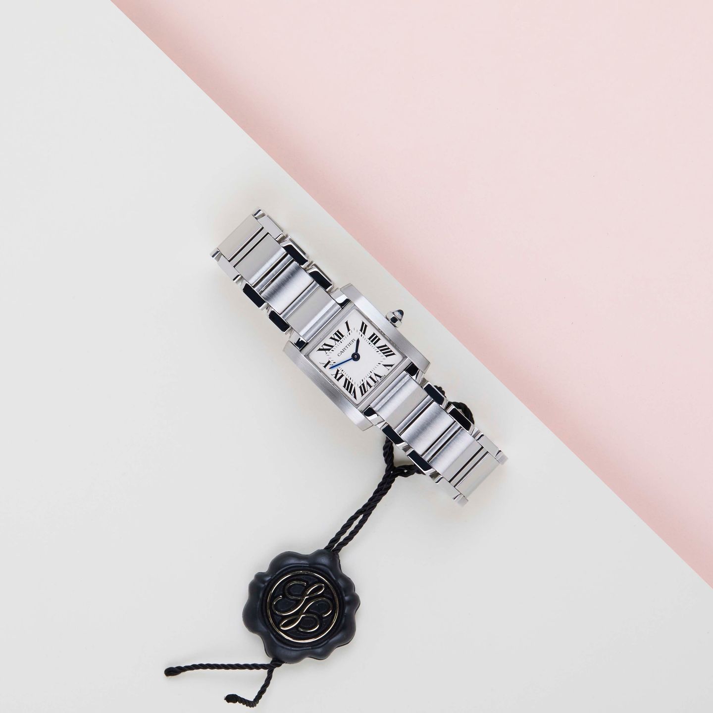 Cartier Tank Française SM W51008Q3 (2012) - 20 mm Steel case (2/8)