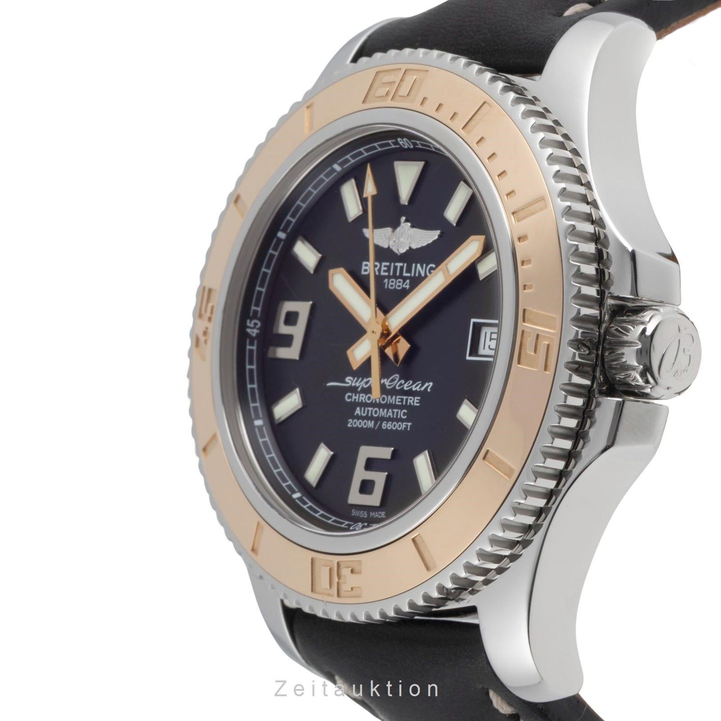 Breitling Superocean 44 C1739112/BA77 (Onbekend (willekeurig serienummer)) - Zwart wijzerplaat 44mm Goud/Staal (5/8)