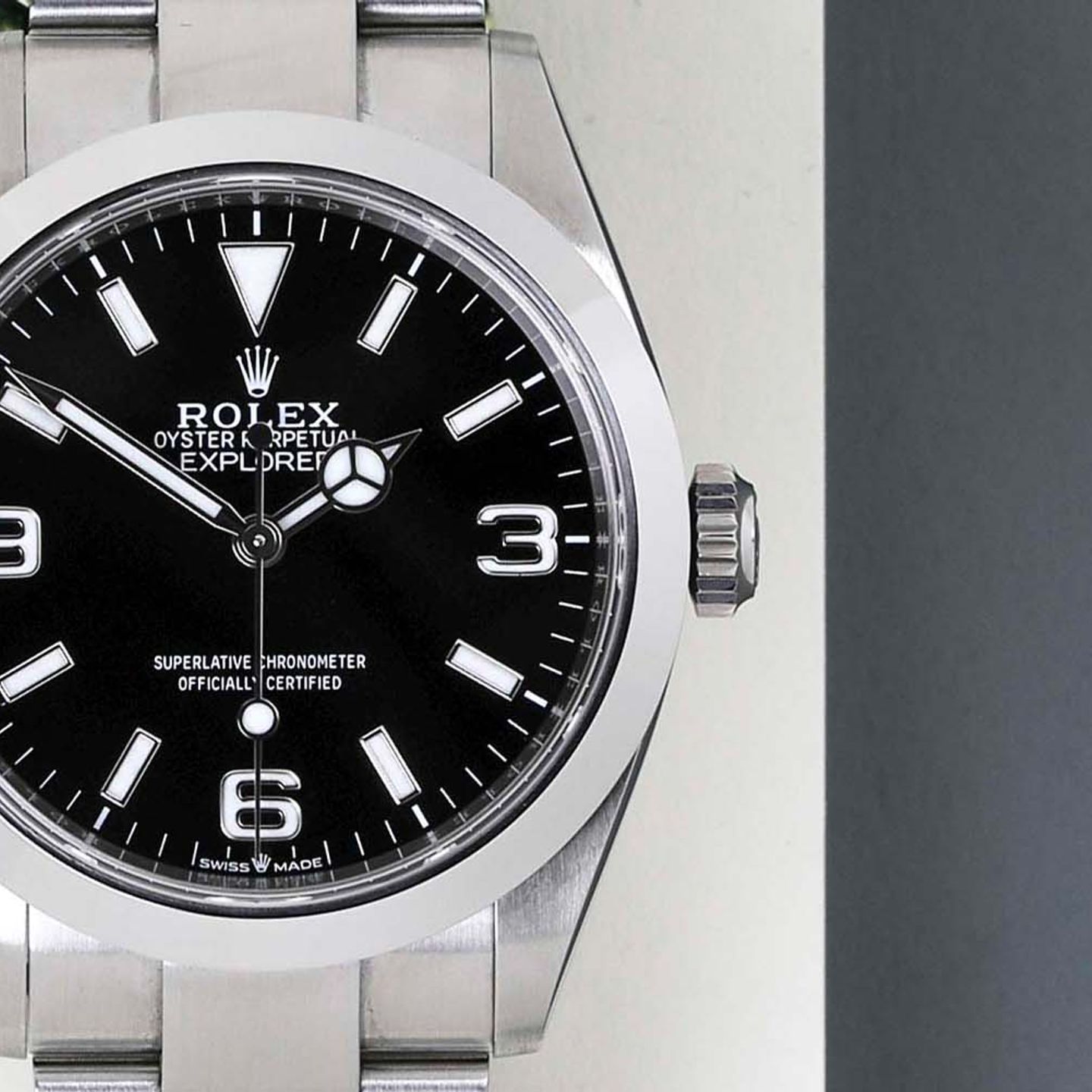 Rolex Explorer 224270 (2023) - Zwart wijzerplaat 40mm Staal (5/8)