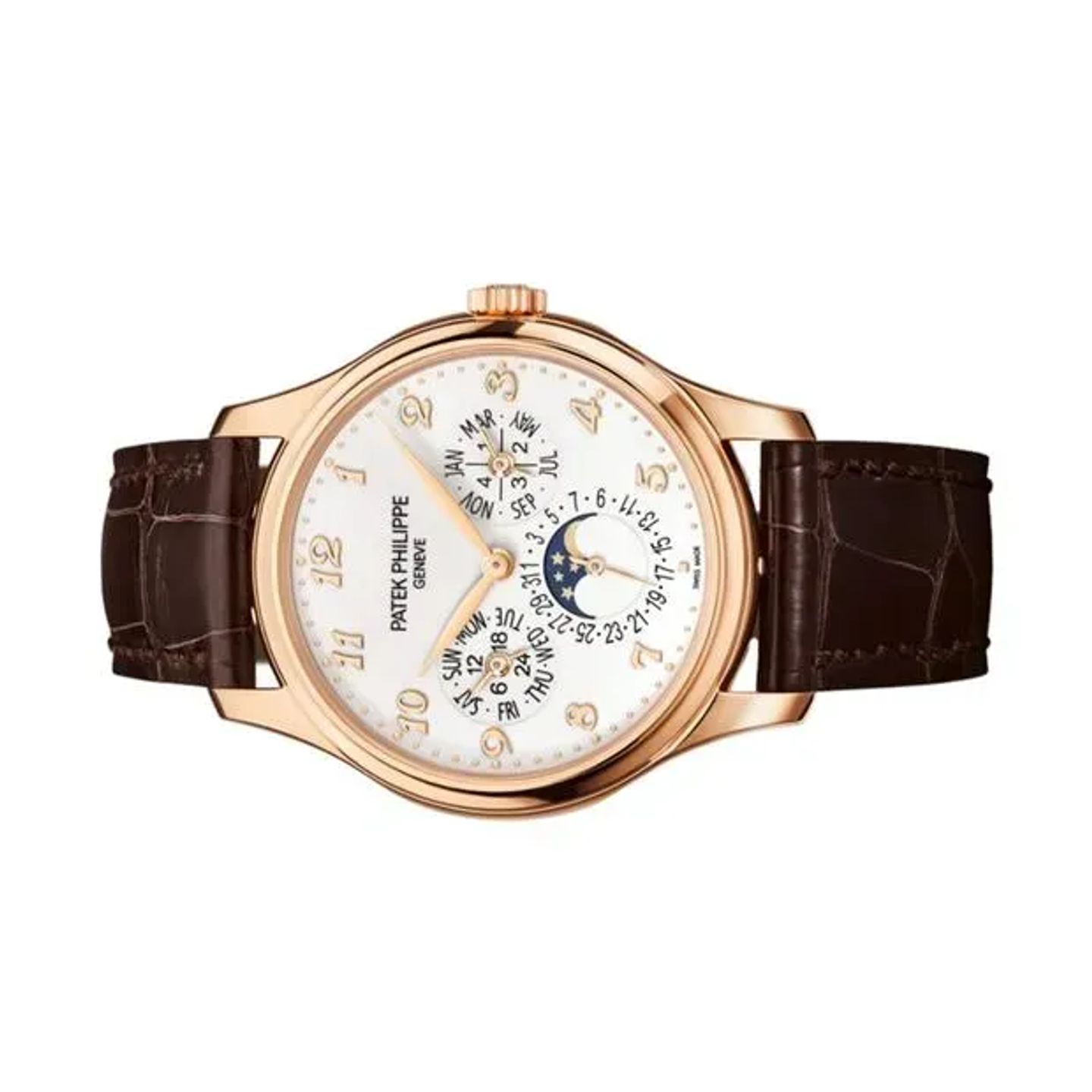 Patek Philippe Perpetual Calendar 5327R-001 (2024) - Beige wijzerplaat 39mm Roségoud (3/6)