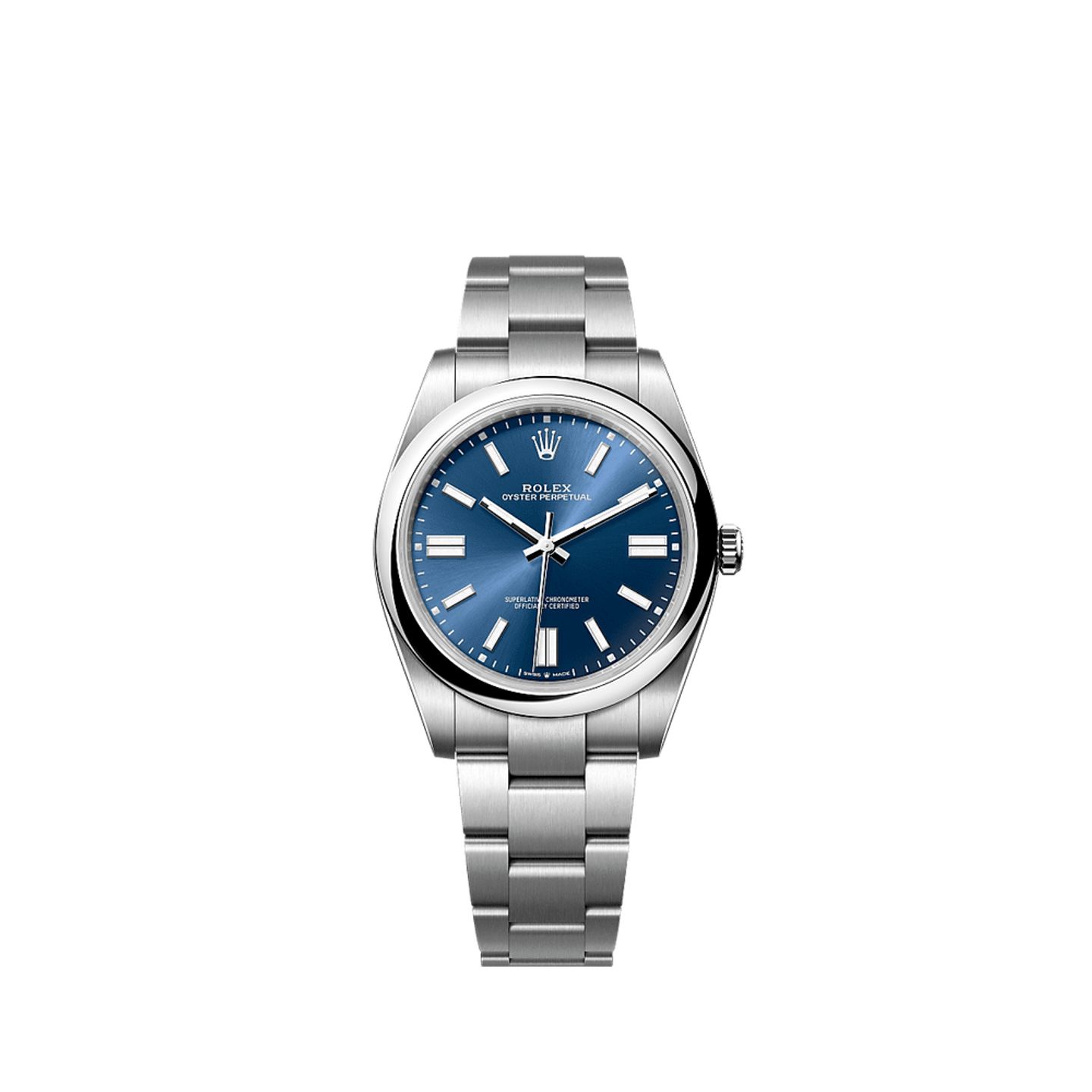 Rolex Oyster Perpetual 41 124300 (2025) - Blue dial 41 mm Steel case (3/5)