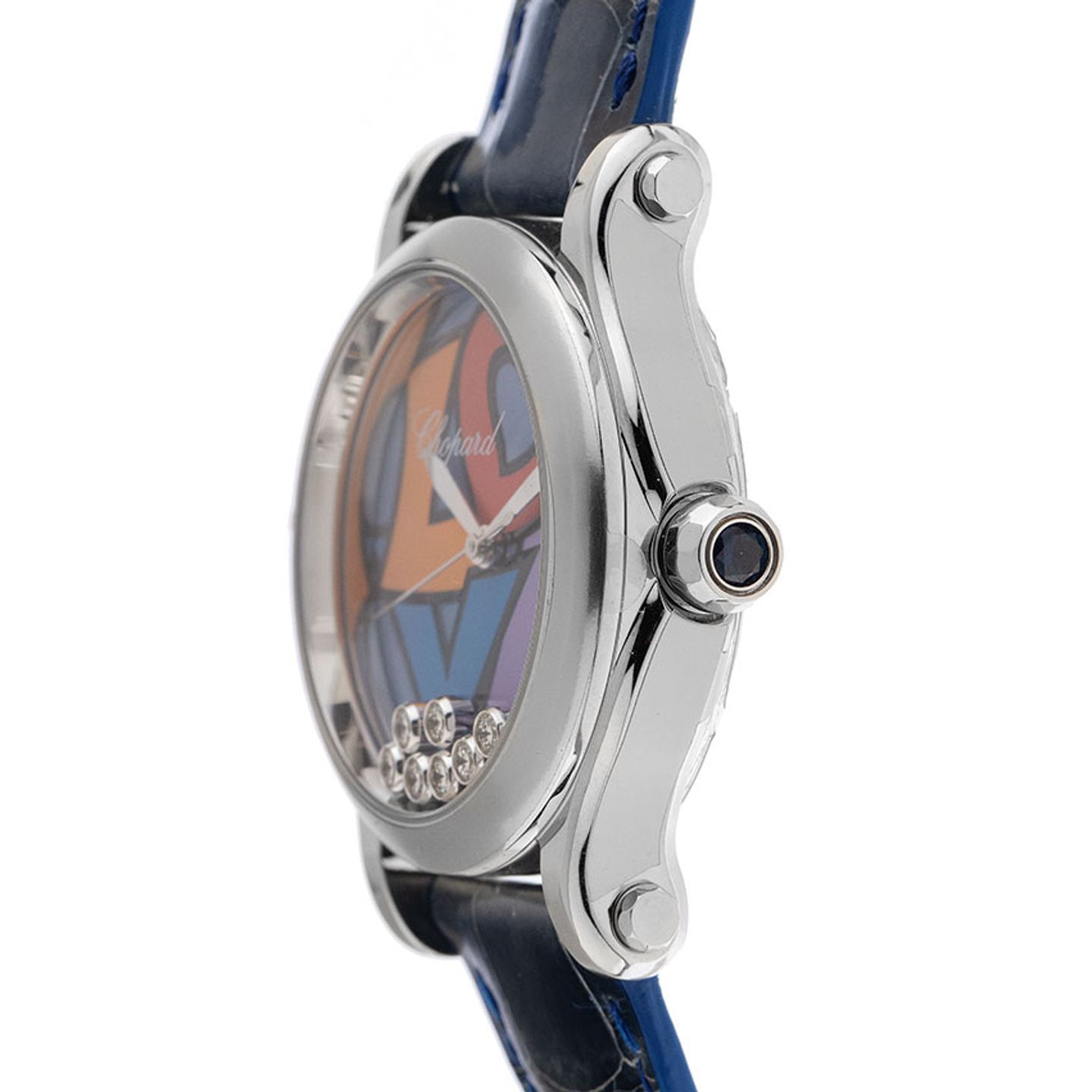Chopard Happy Sport 278559-3020 (2025) - Blue dial 36 mm Steel case (4/7)