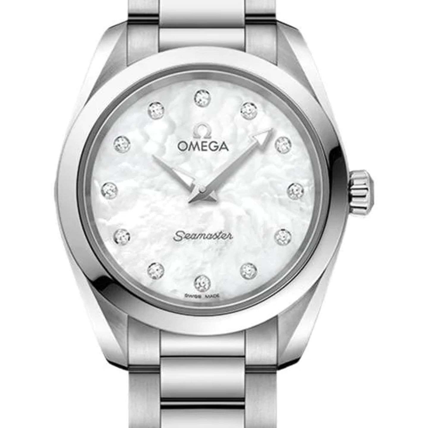 Omega Seamaster Aqua Terra 220.10.28.60.55.001 (2026) - Parelmoer wijzerplaat 28mm Staal (1/1)