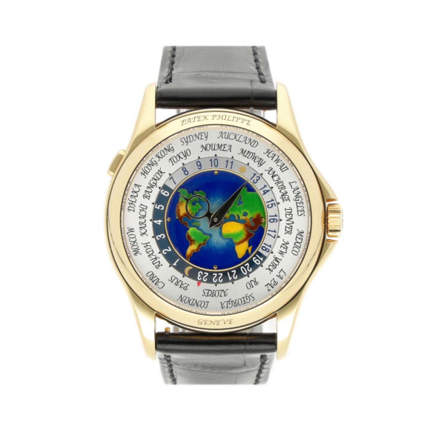 Patek Philippe World Time 5131J-014 (2015) - Meerkleurig wijzerplaat 40mm Geelgoud (1/5)