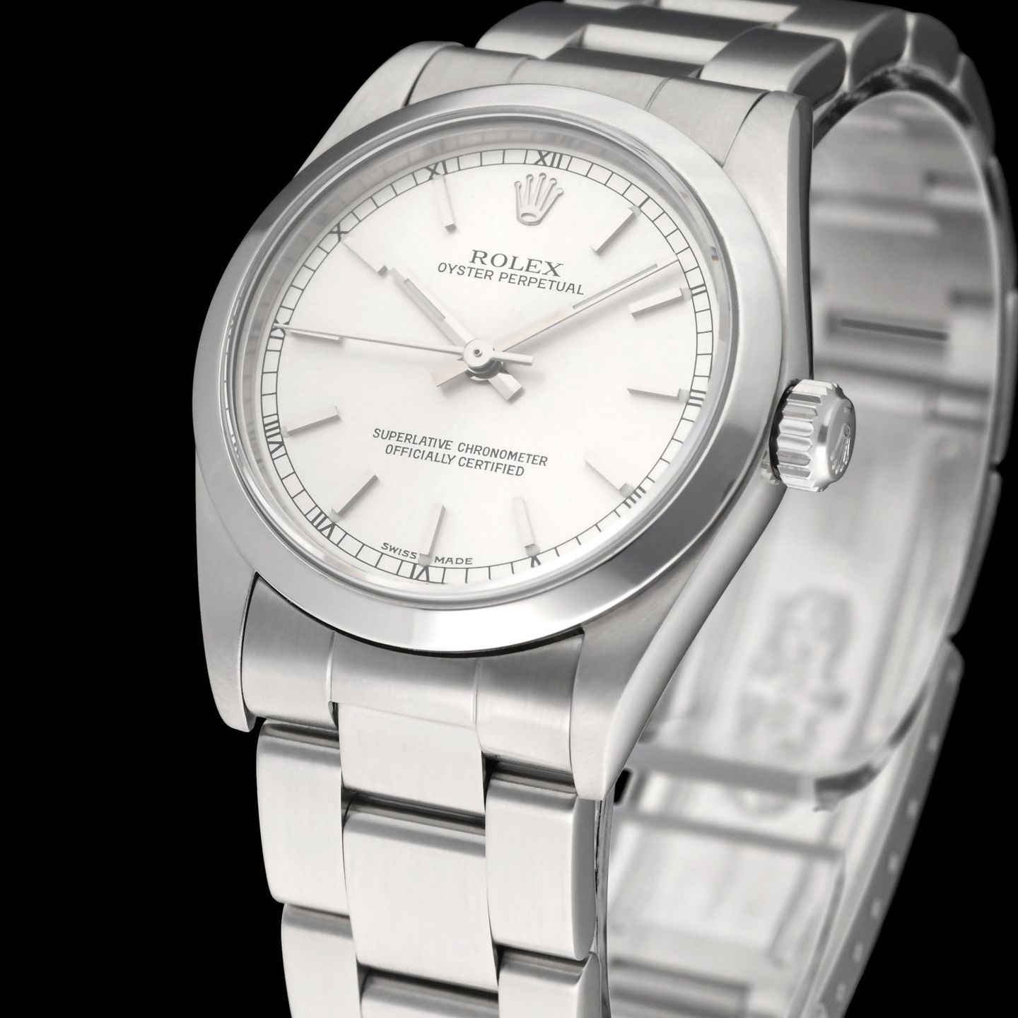 Rolex Oyster Perpetual 31 77080 (1999) - 31 mm Steel case (7/8)