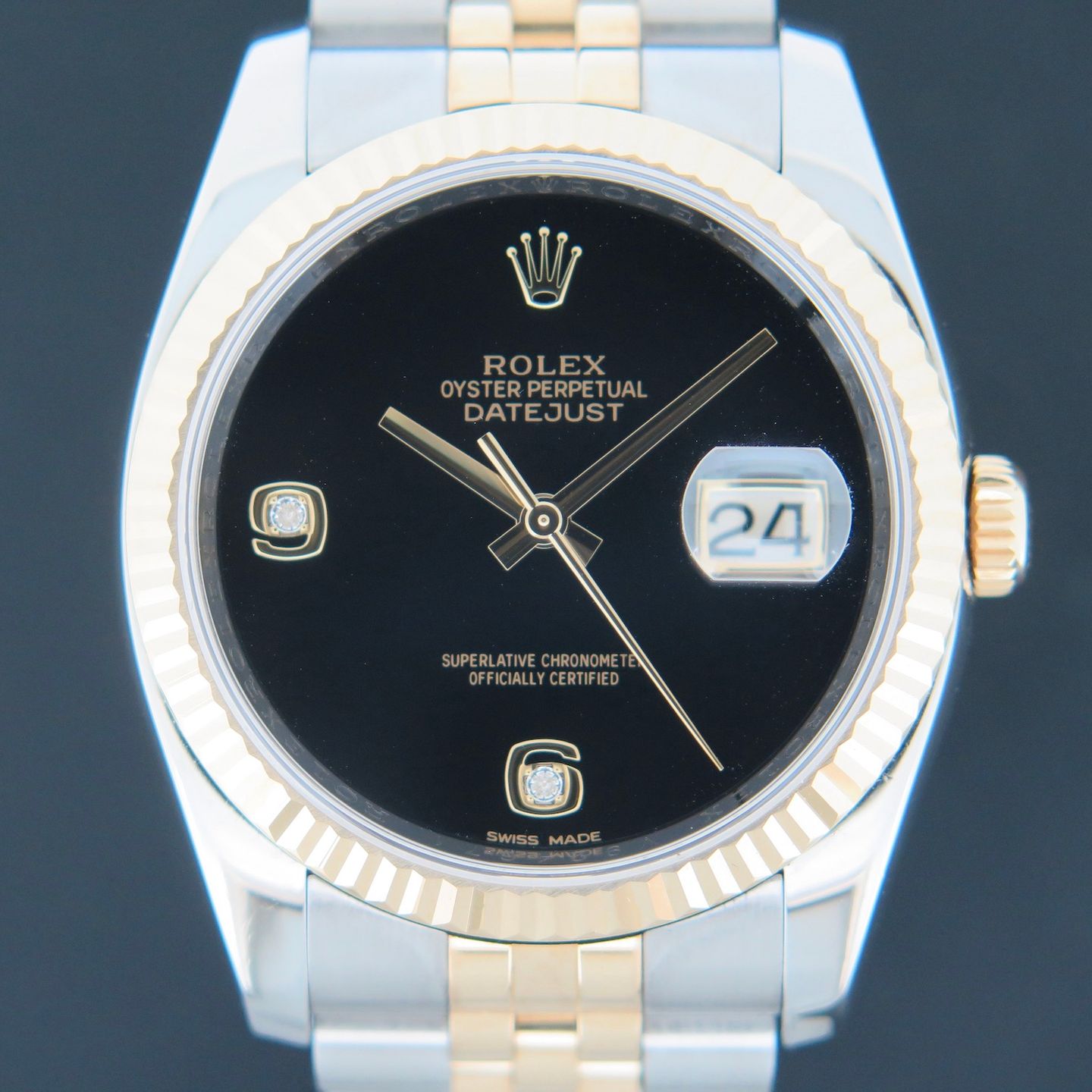 Rolex Datejust 36 116233 (2010) - 36mm Goud/Staal (2/6)