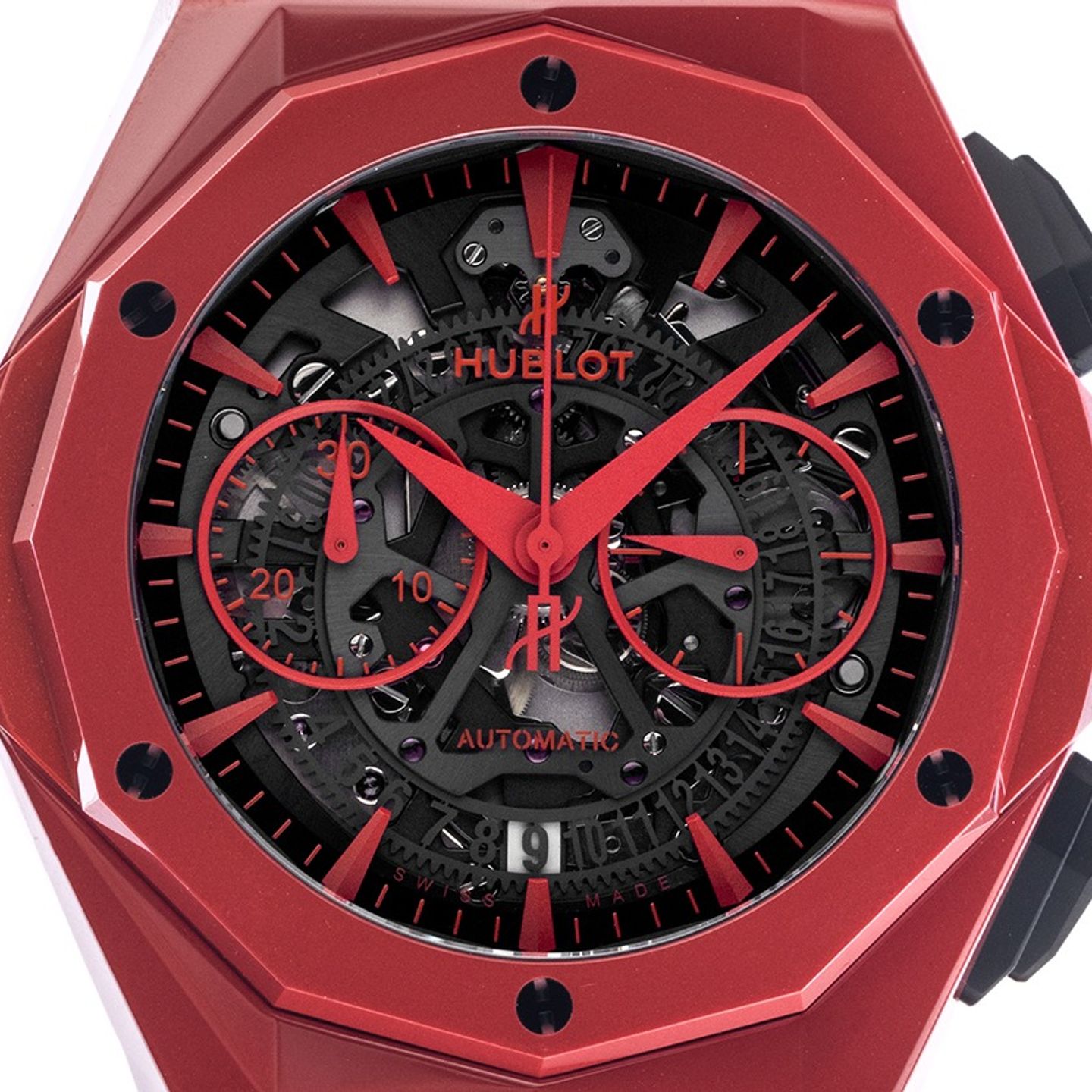 Hublot Classic Fusion Aerofusion 525.CF.0130.RX.ORL19 (2022) - Transparent dial 45 mm Ceramic case (1/7)