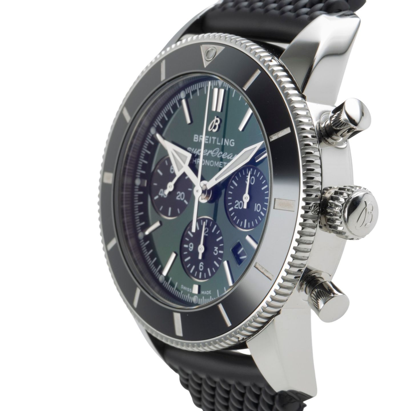 Breitling Superocean Heritage II Chronograph AB01621A1L1S1 (2020) - Green dial 44 mm Steel case (6/8)