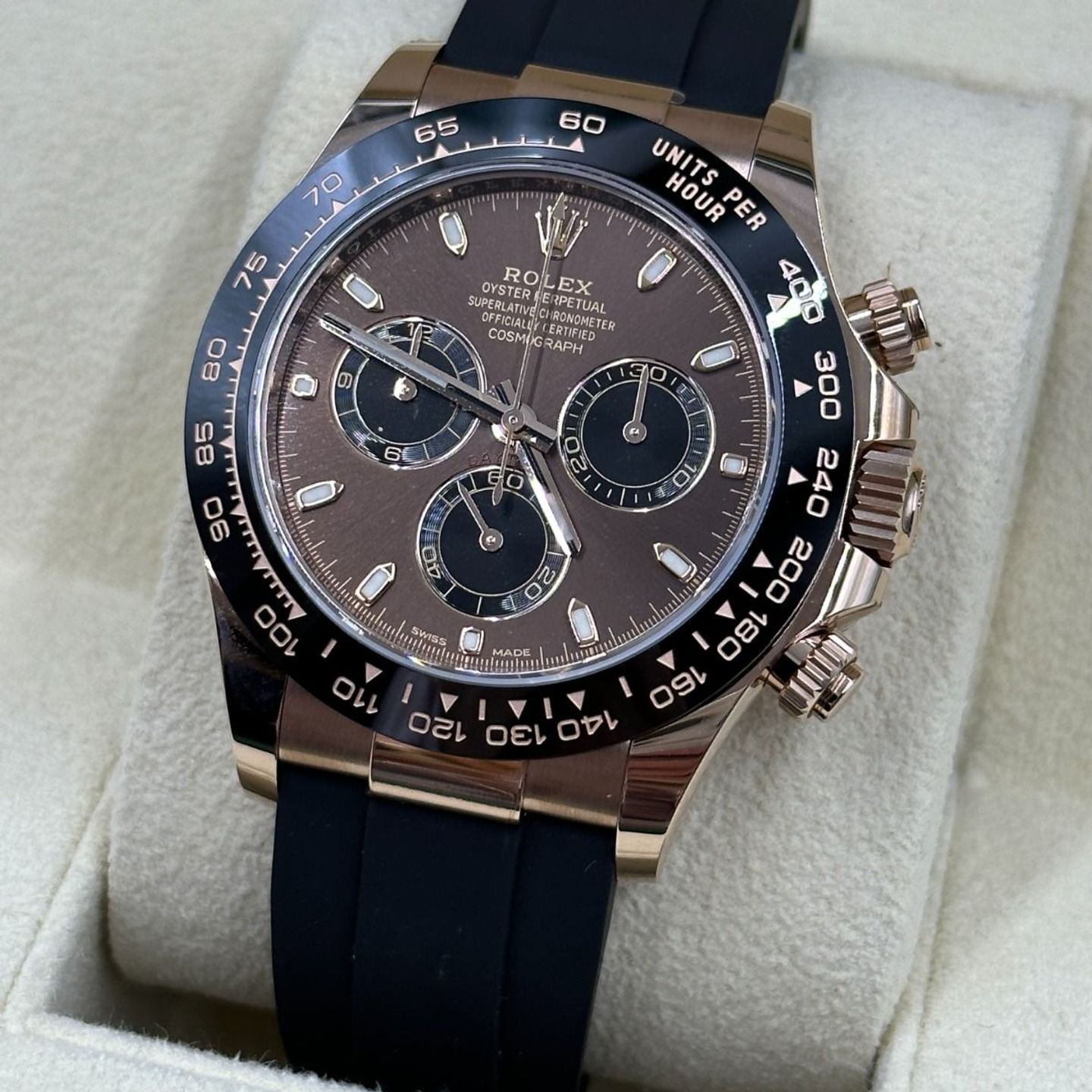 Rolex Daytona 116515LN (2022) - Zwart wijzerplaat 40mm Roségoud (7/8)