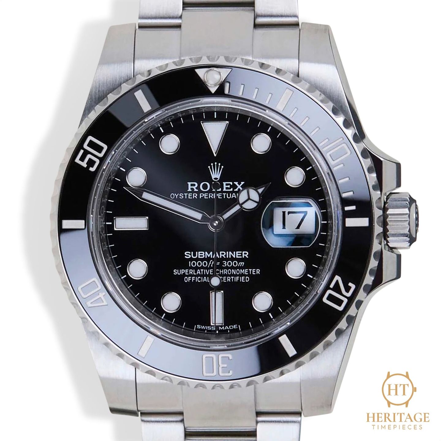 Rolex Submariner Date 116610LN (2020) - Zwart wijzerplaat 40mm Staal (2/8)