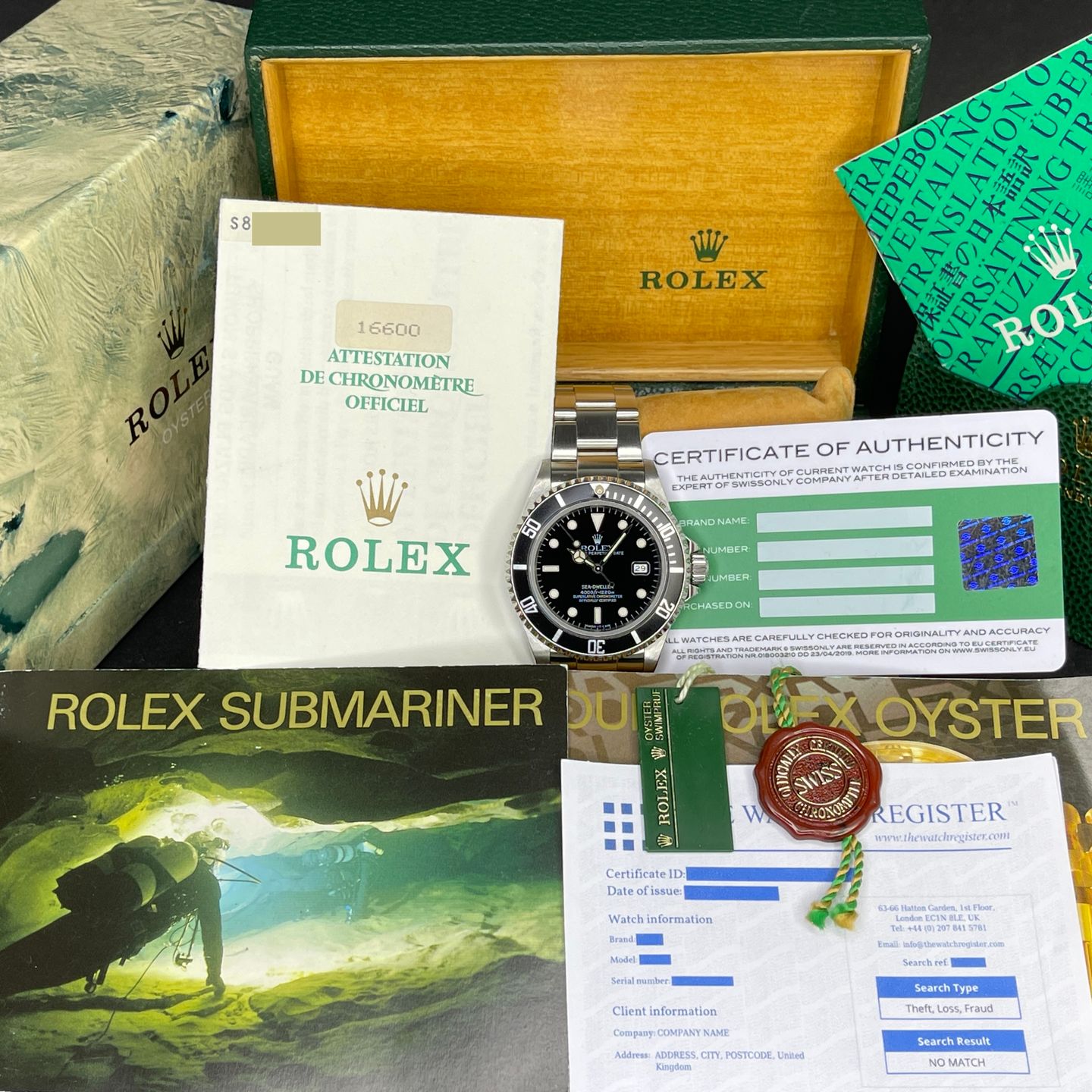 Rolex Sea-Dweller 4000 16600 - (2/8)