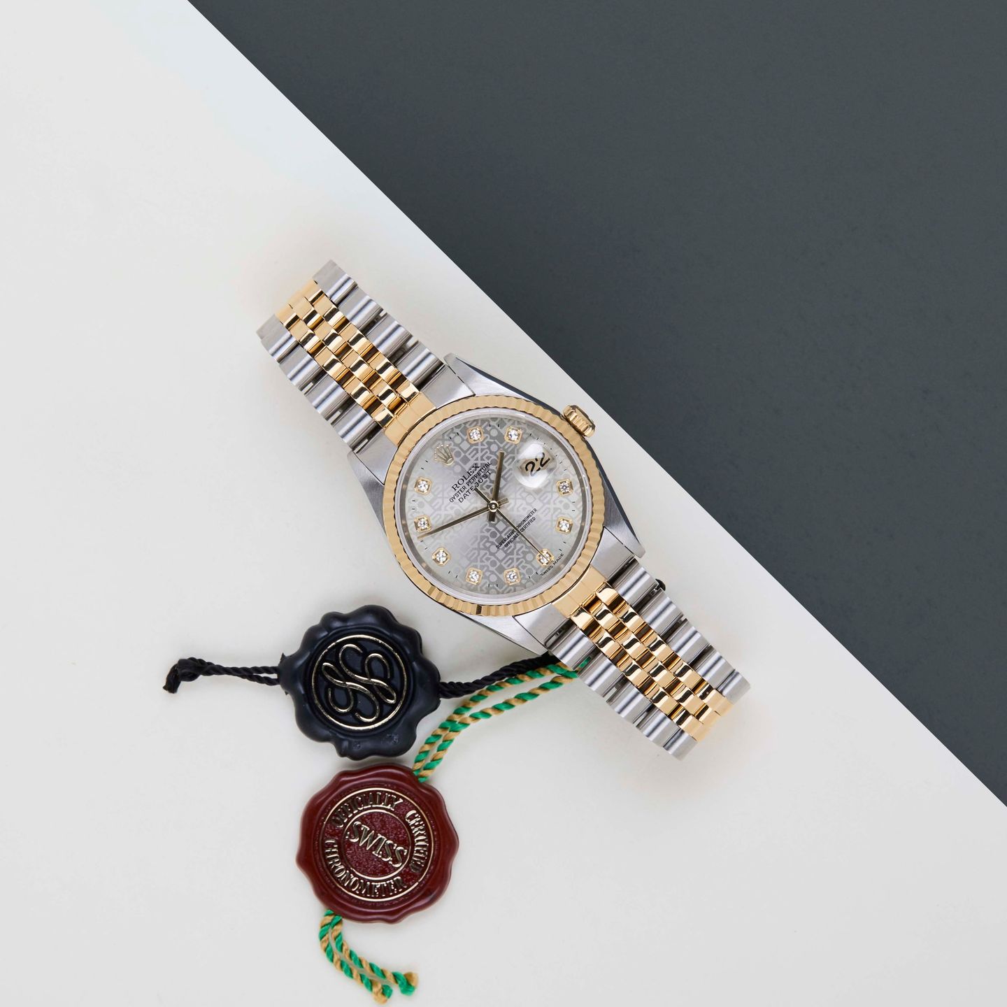 Rolex Datejust 36 16233 (1999) - 36 mm Gold/Steel case (2/8)