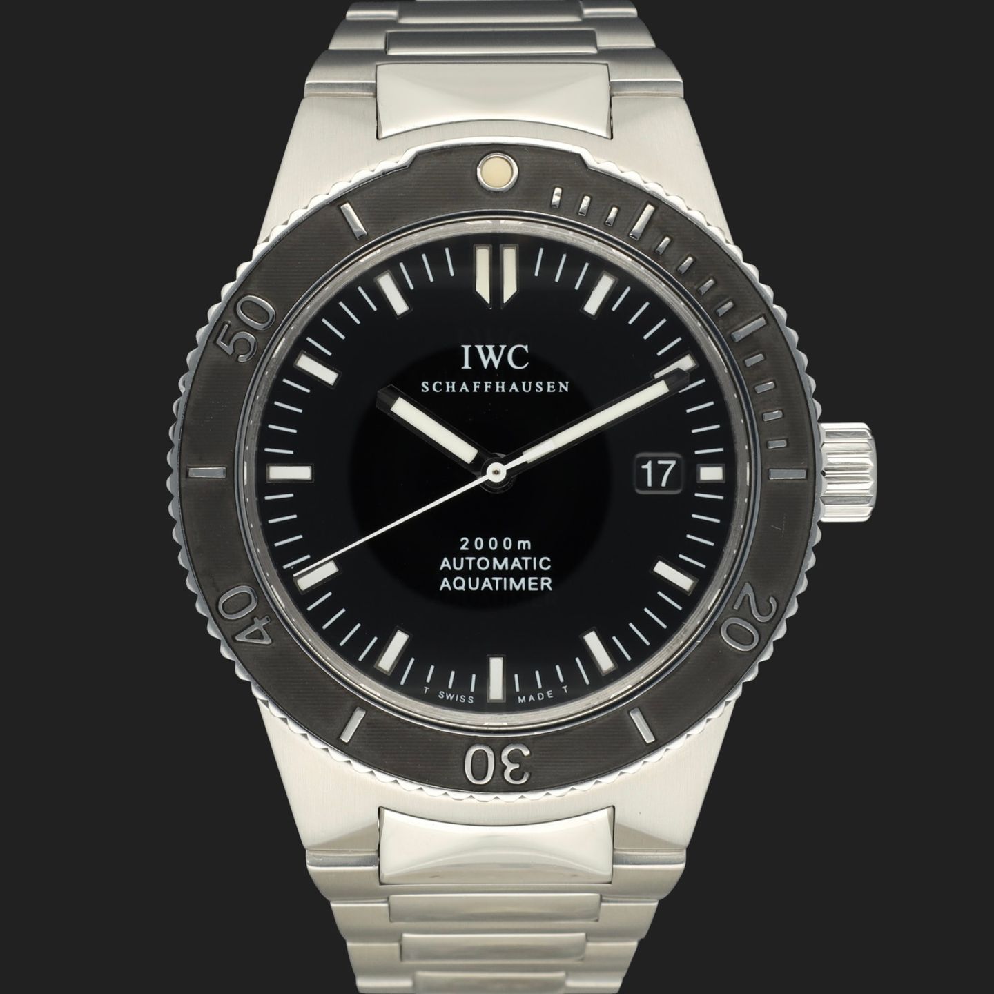 IWC GST IW353602 (2000) - Black dial 42 mm Steel case (2/8)