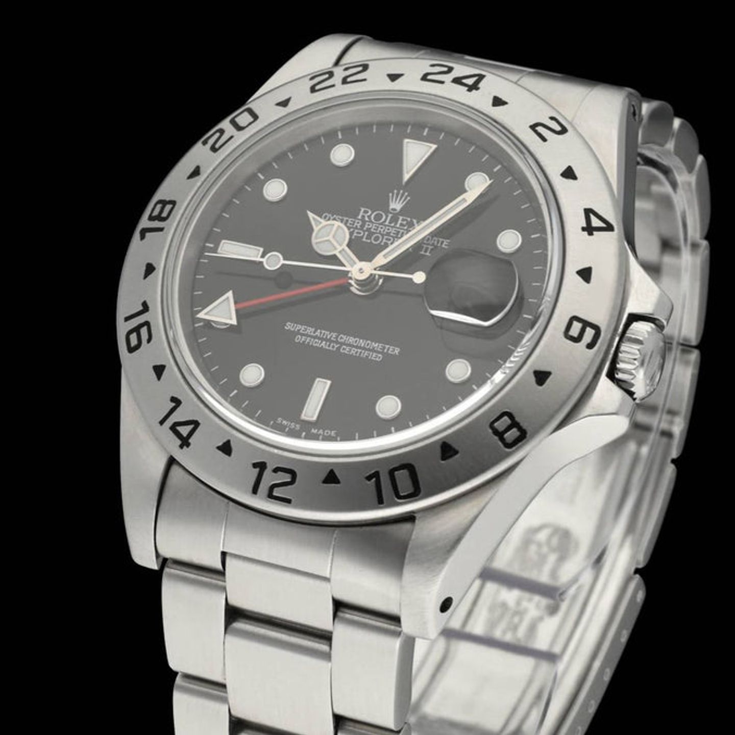 Rolex Explorer II 16570 (1994) - Black dial 40 mm Steel case (7/7)