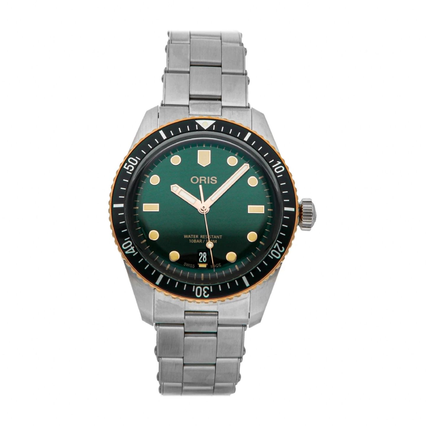 Oris Divers Sixty Five 01 733 7707 4357-07 8 20 18 (2024) - Green dial 40 mm Steel case (3/3)