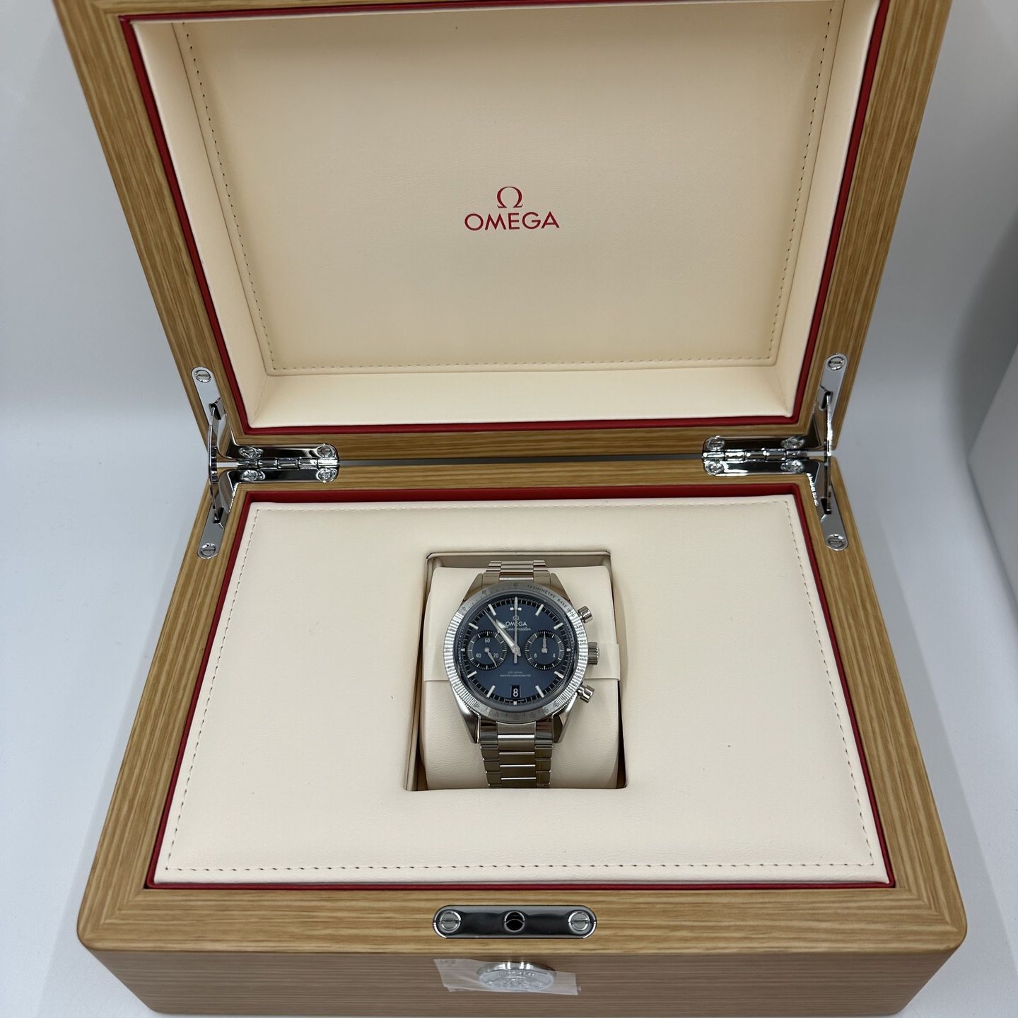 Omega Speedmaster '57 332.10.41.51.03.001 (2024) - Blue dial 40 mm Steel case (3/8)