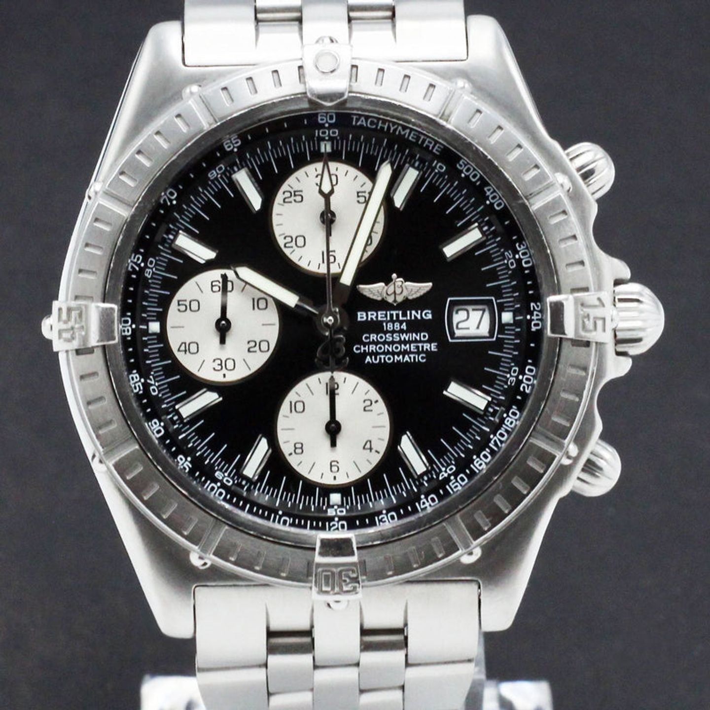 Breitling Crosswind Racing A13355 (2002) - Black dial 43 mm Steel case (1/7)