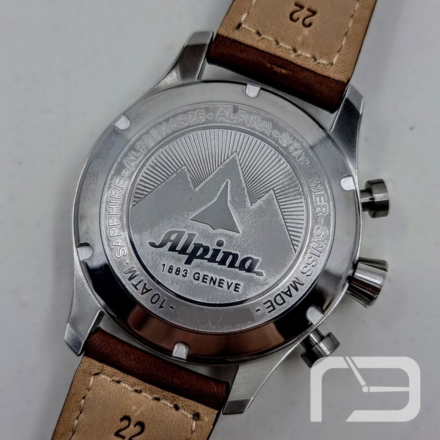 Alpina Startimer AL-725N4S6 (2024) - Black dial 44 mm Steel case (8/8)