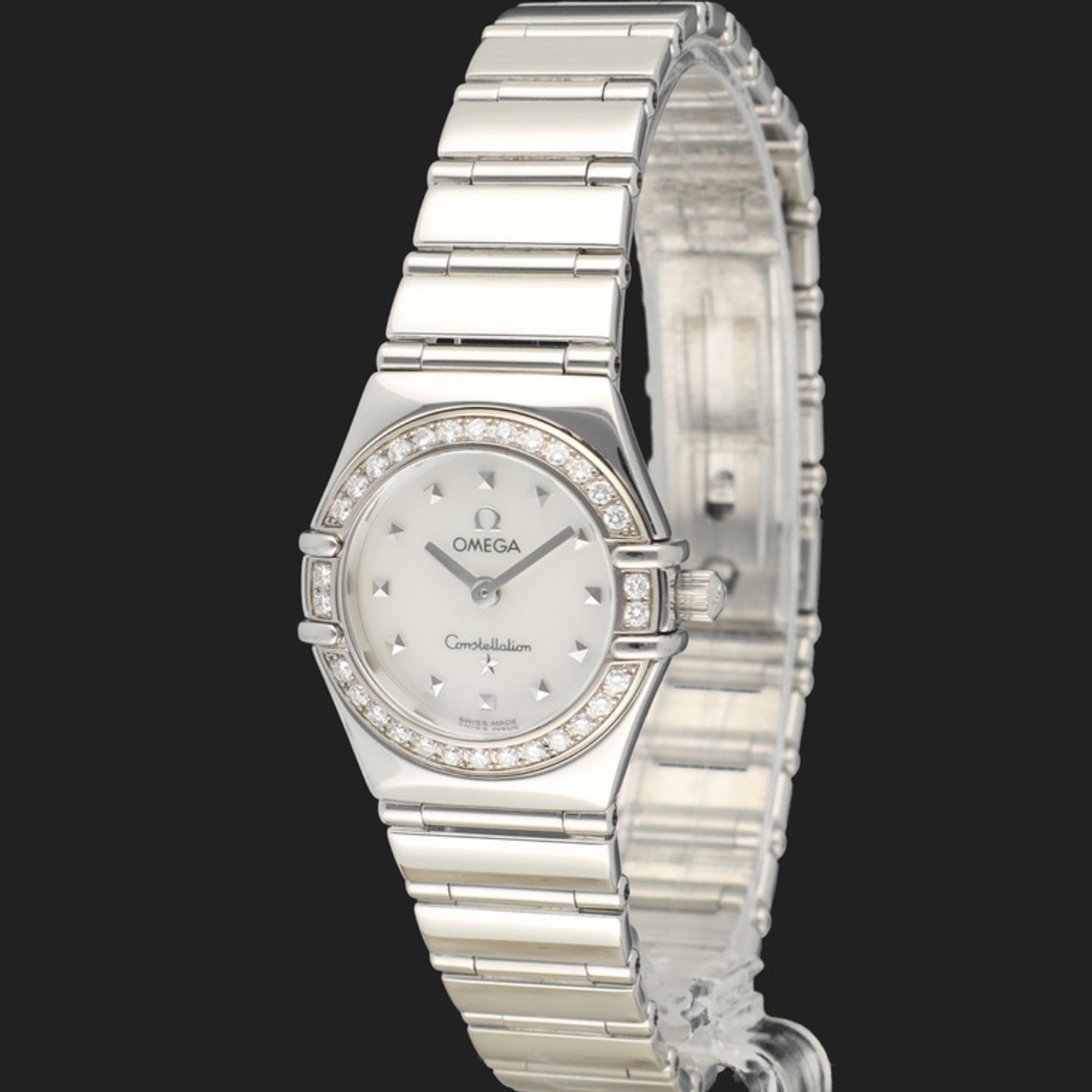 Omega Constellation Quartz 1465.71.00 (1999) - White dial 23 mm Steel case (1/8)