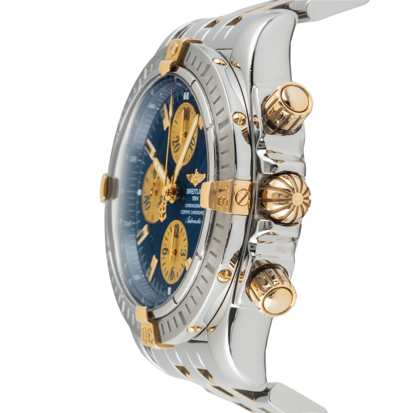 Breitling Chronomat Evolution B13356 (Unknown (random serial)) - Blue dial 44 mm Steel case (6/8)