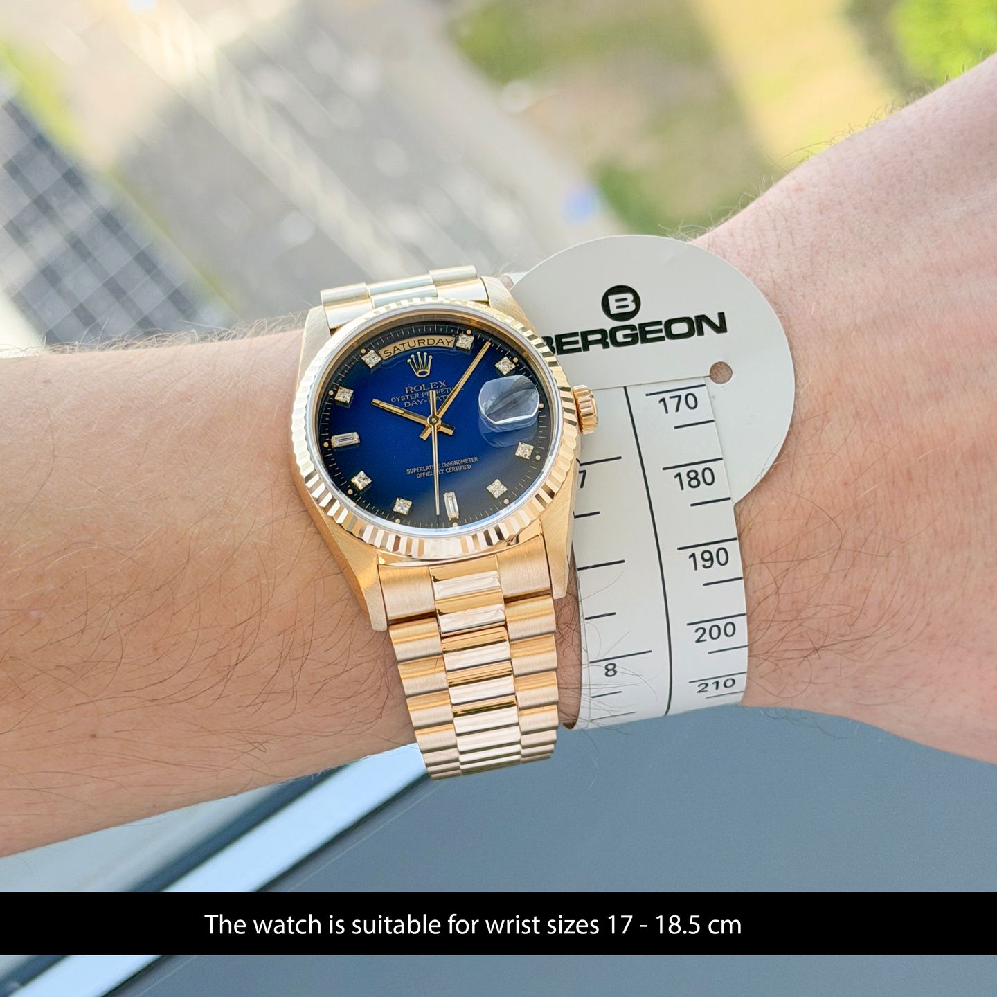 Rolex Day-Date 36 18238 (1991) - 36 mm Yellow Gold case (2/8)