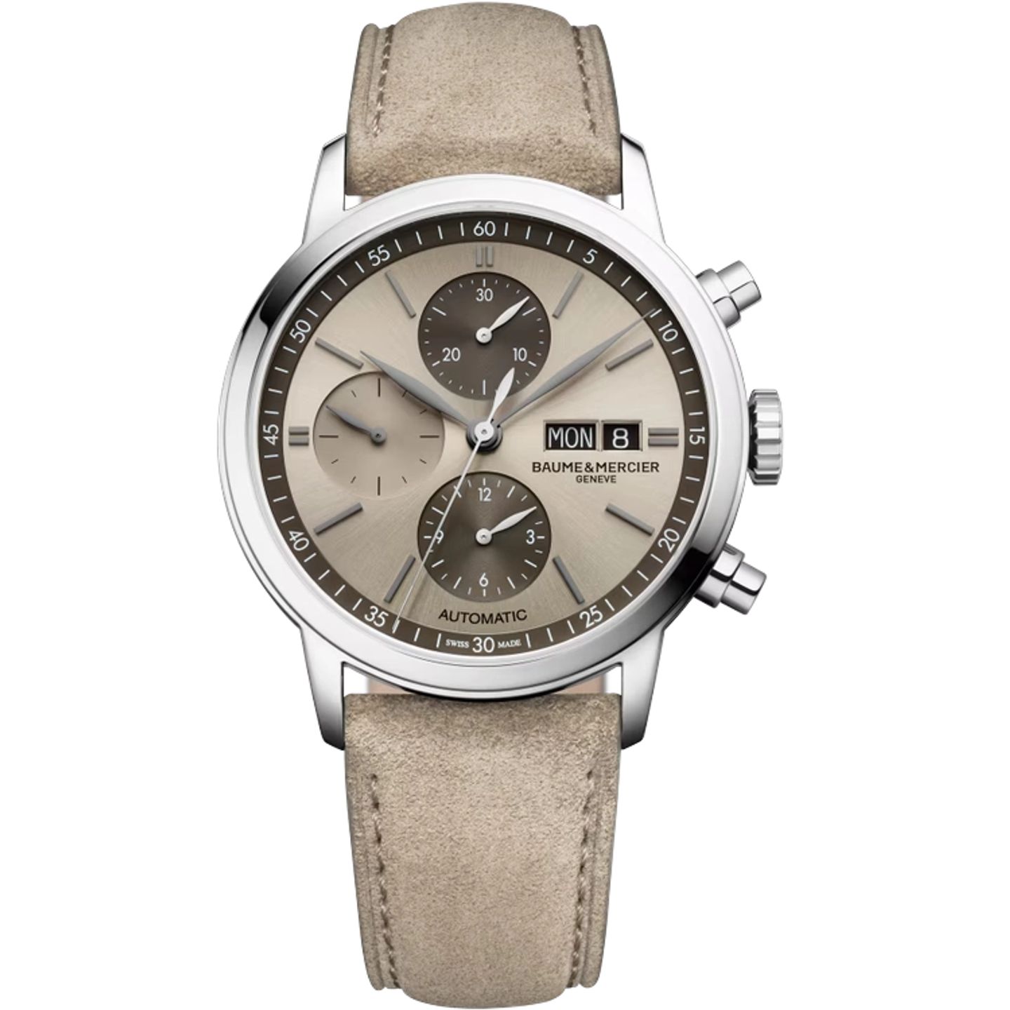 Baume & Mercier Classima M0A10782 (2026) - Grijs wijzerplaat 42mm Staal (1/1)