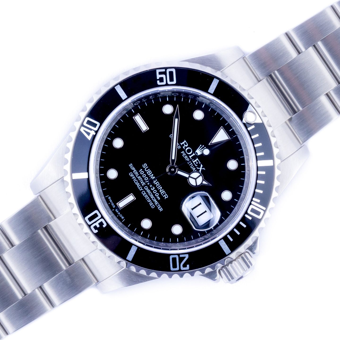 Rolex Submariner Date 116610 (2008) - 40 mm Steel case (1/8)