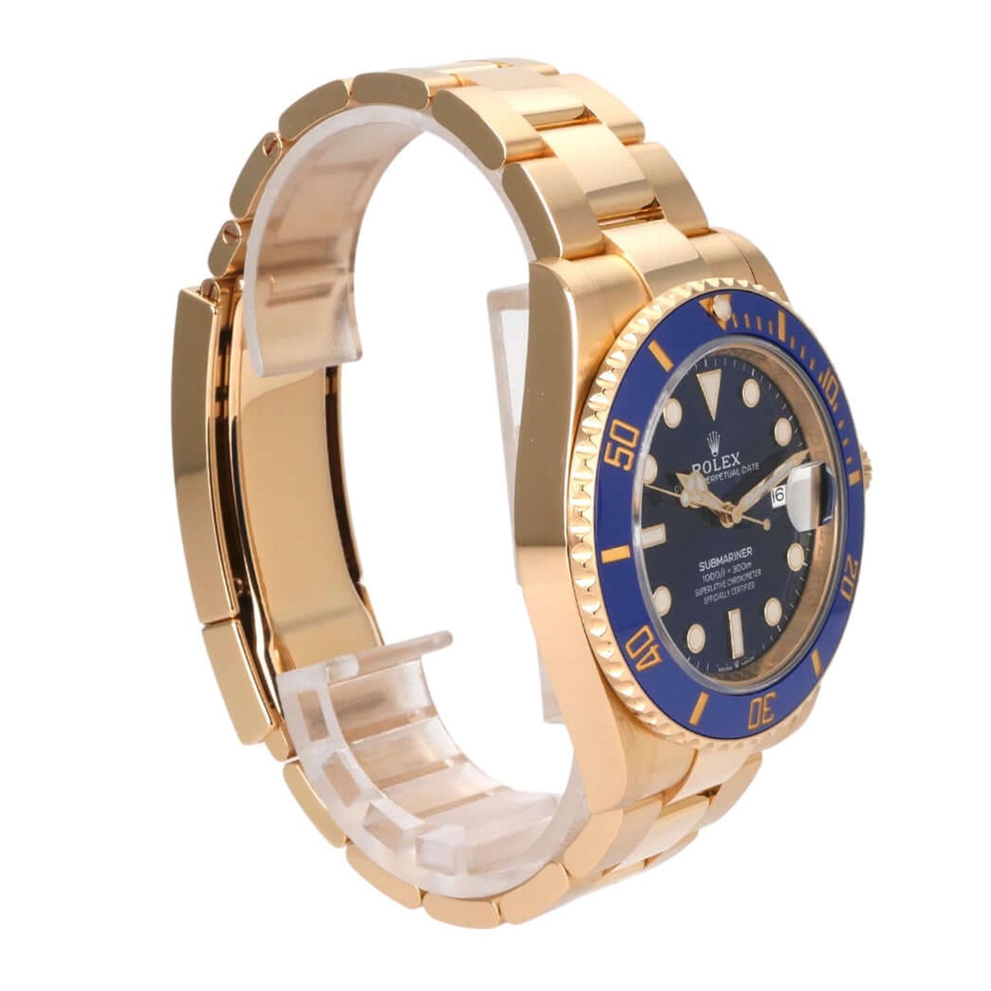 Rolex Submariner Date 126618LB (2021) - Blue dial 41 mm Yellow Gold case (4/8)