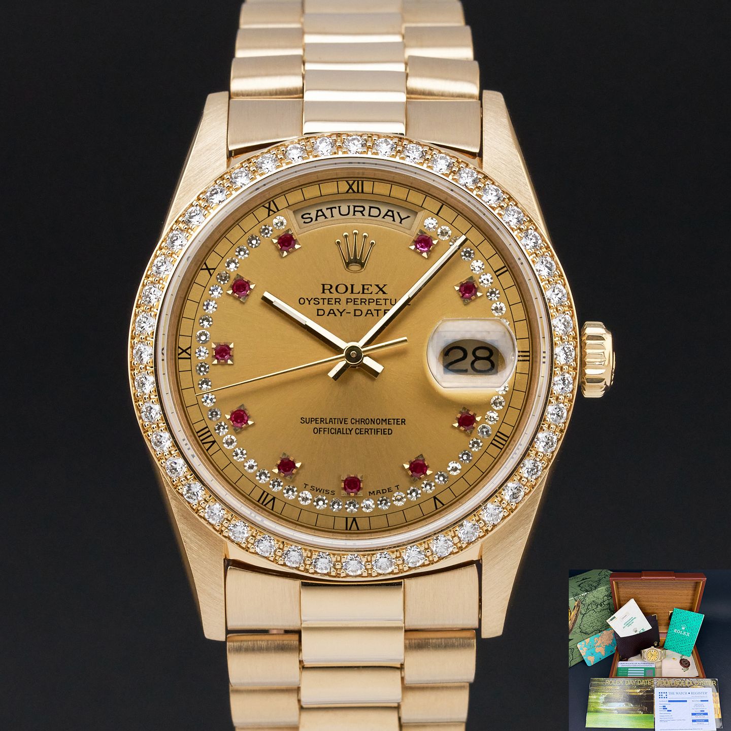Rolex Day-Date 36 18348 (1995) - 36 mm Yellow Gold case (1/7)