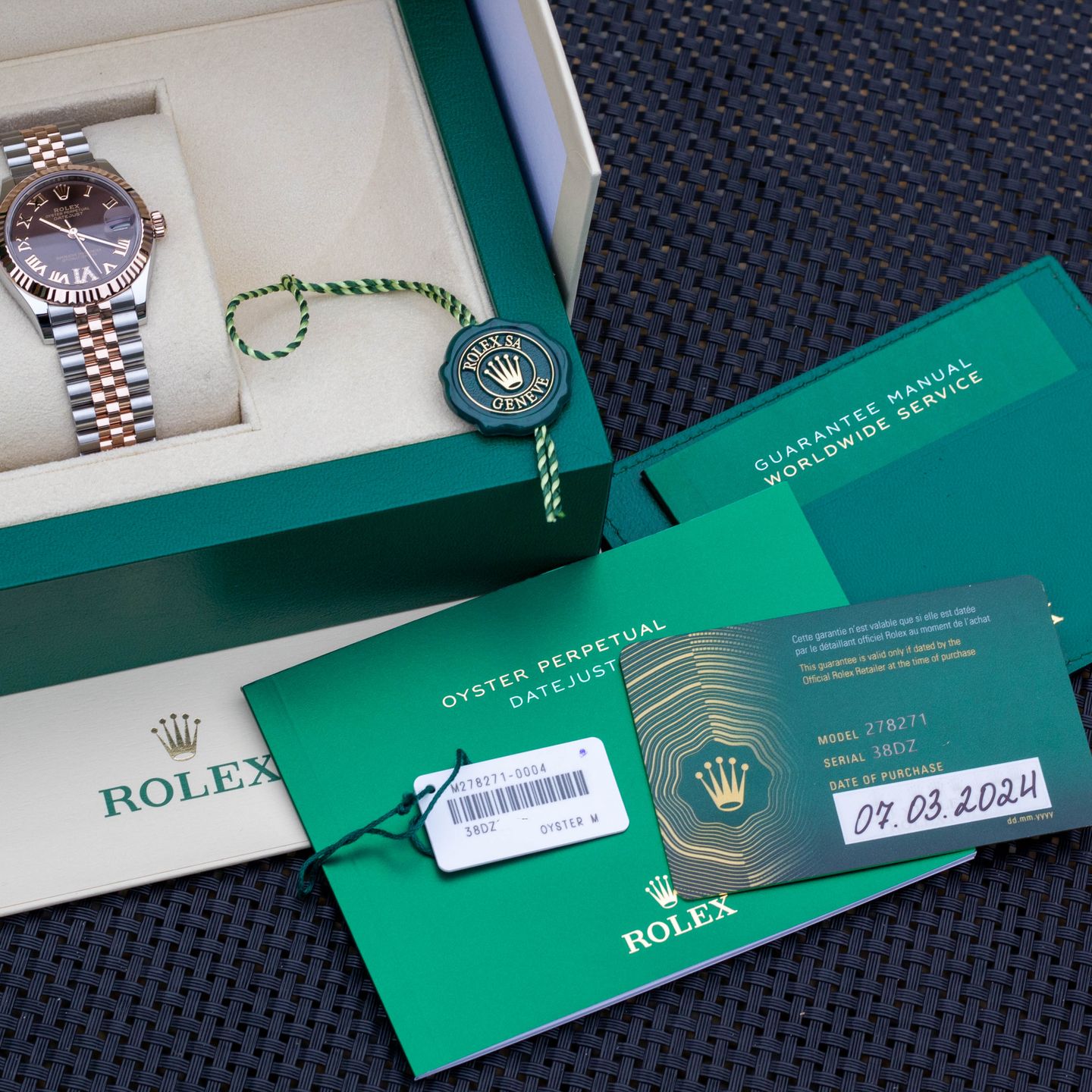 Rolex Datejust 31 278271 (2024) - Bruin wijzerplaat 31mm Goud/Staal (3/8)