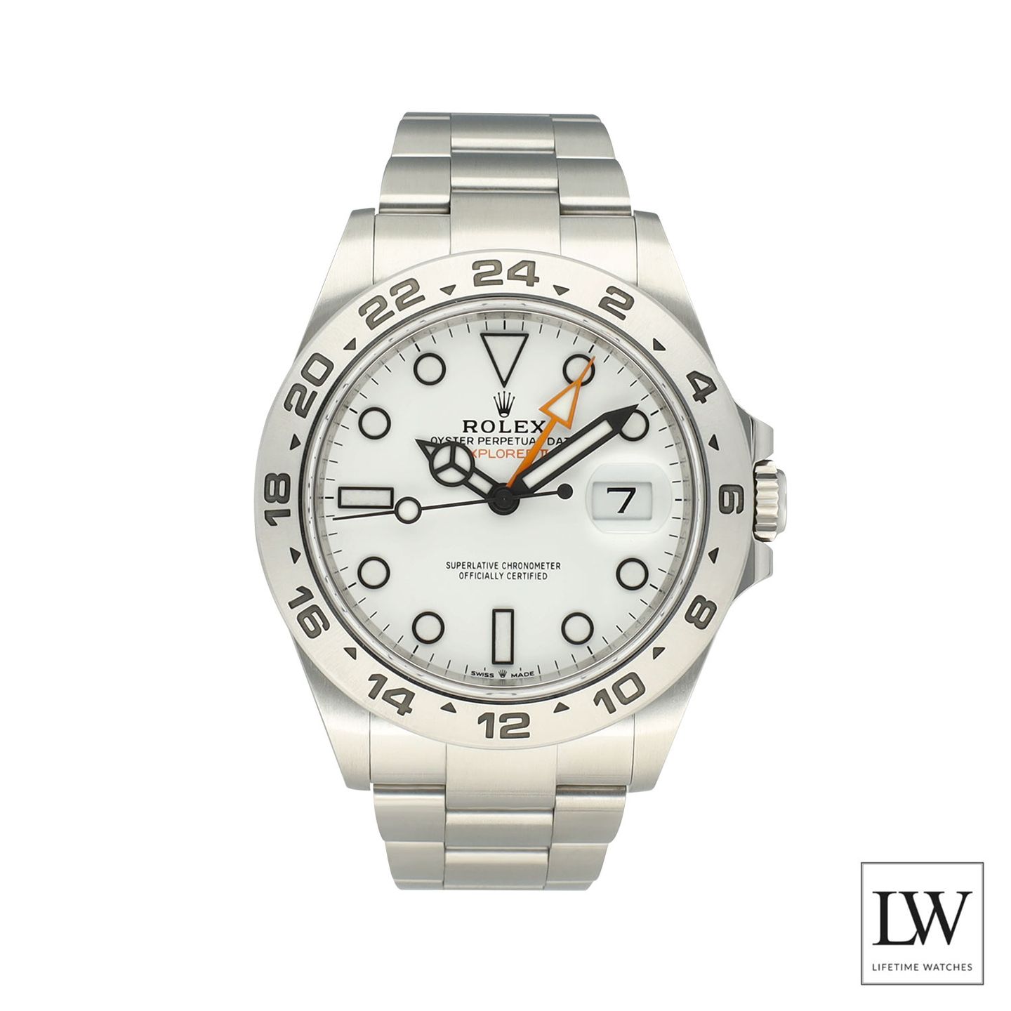 Rolex Explorer II 226570 (2022) - White dial 42 mm Steel case (3/8)