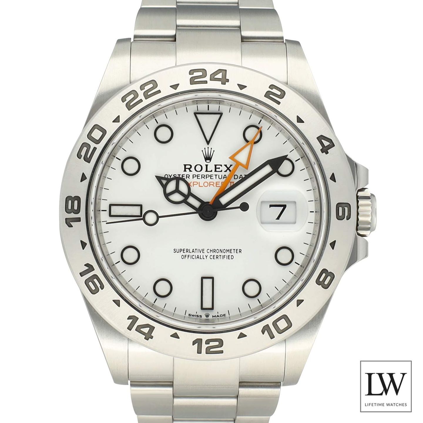 Rolex Explorer II 226570 (2022) - White dial 42 mm Steel case (2/8)