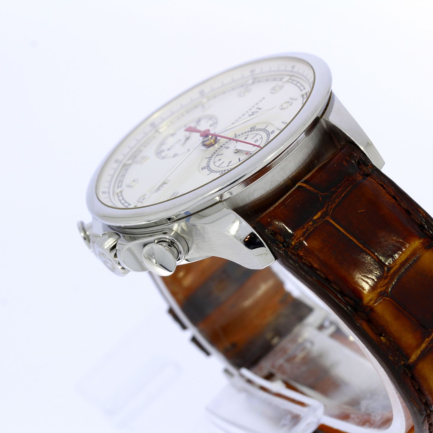 IWC Portuguese Yacht Club Chronograph IW390211 (2014) - Wit wijzerplaat 45mm Staal (5/8)