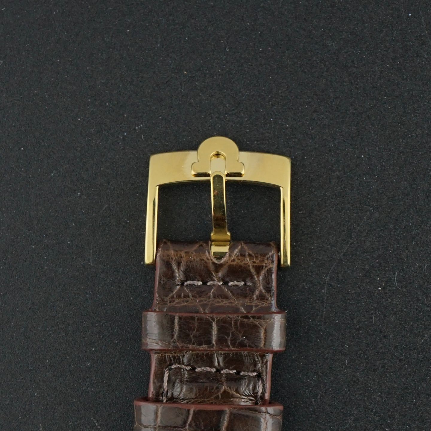 Omega Genève 136.0104 (1974) - Gold dial 35 mm Gold/Steel case (7/8)