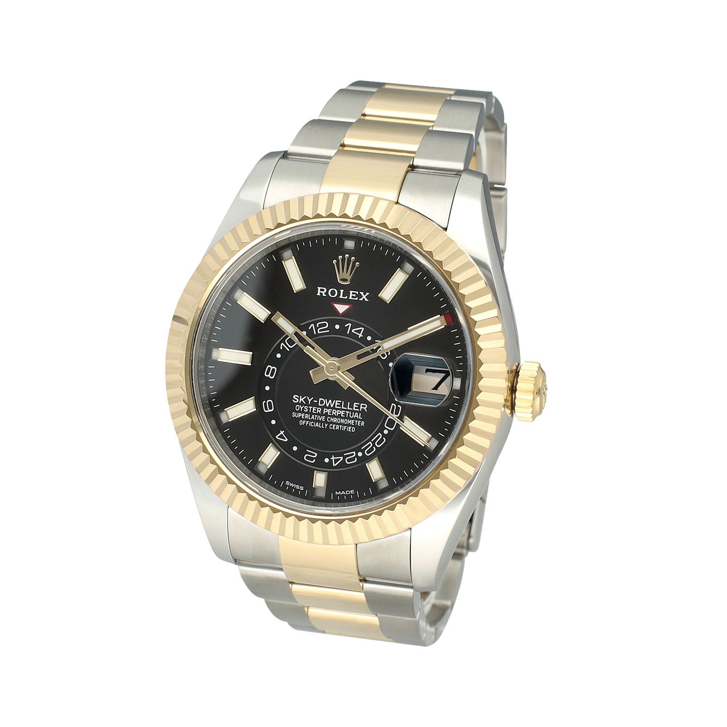 Rolex Sky-Dweller 326933 (2018) - Black dial 42 mm Steel case (3/8)