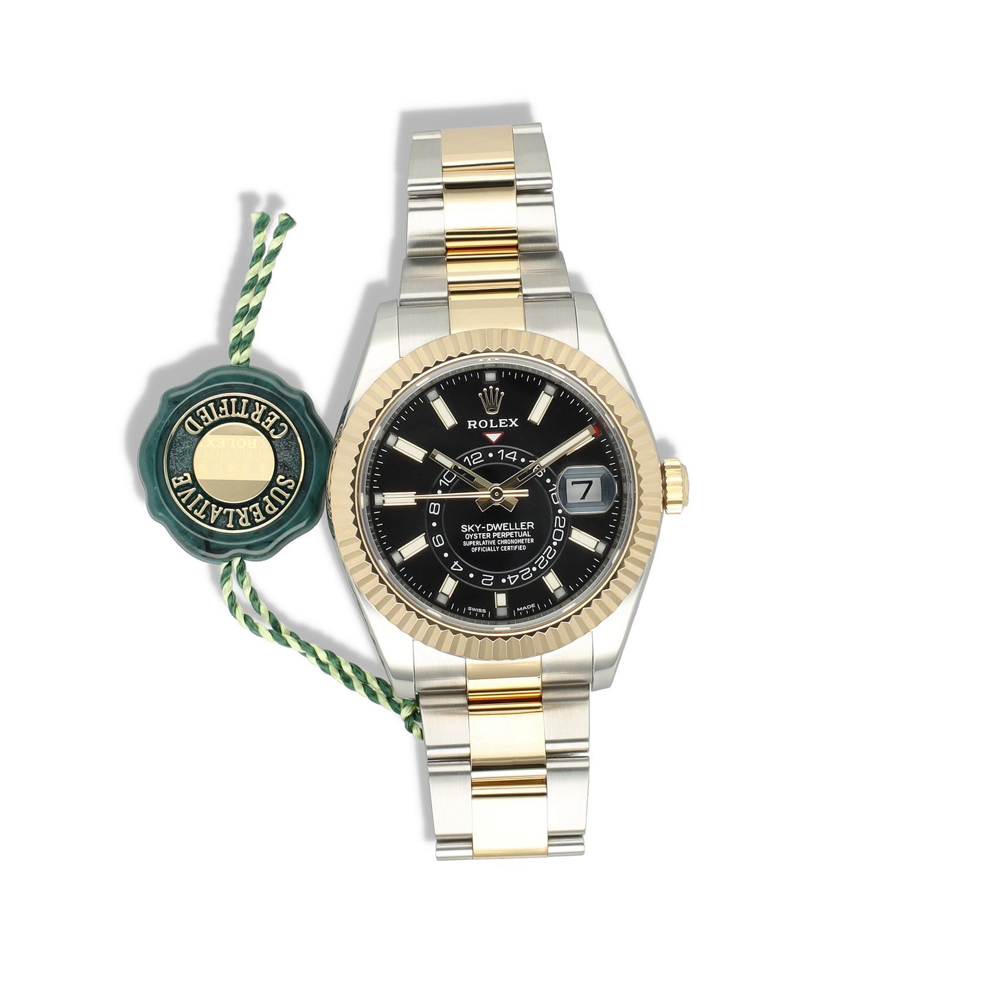 Rolex Sky-Dweller 326933 (2018) - Black dial 42 mm Steel case (7/8)