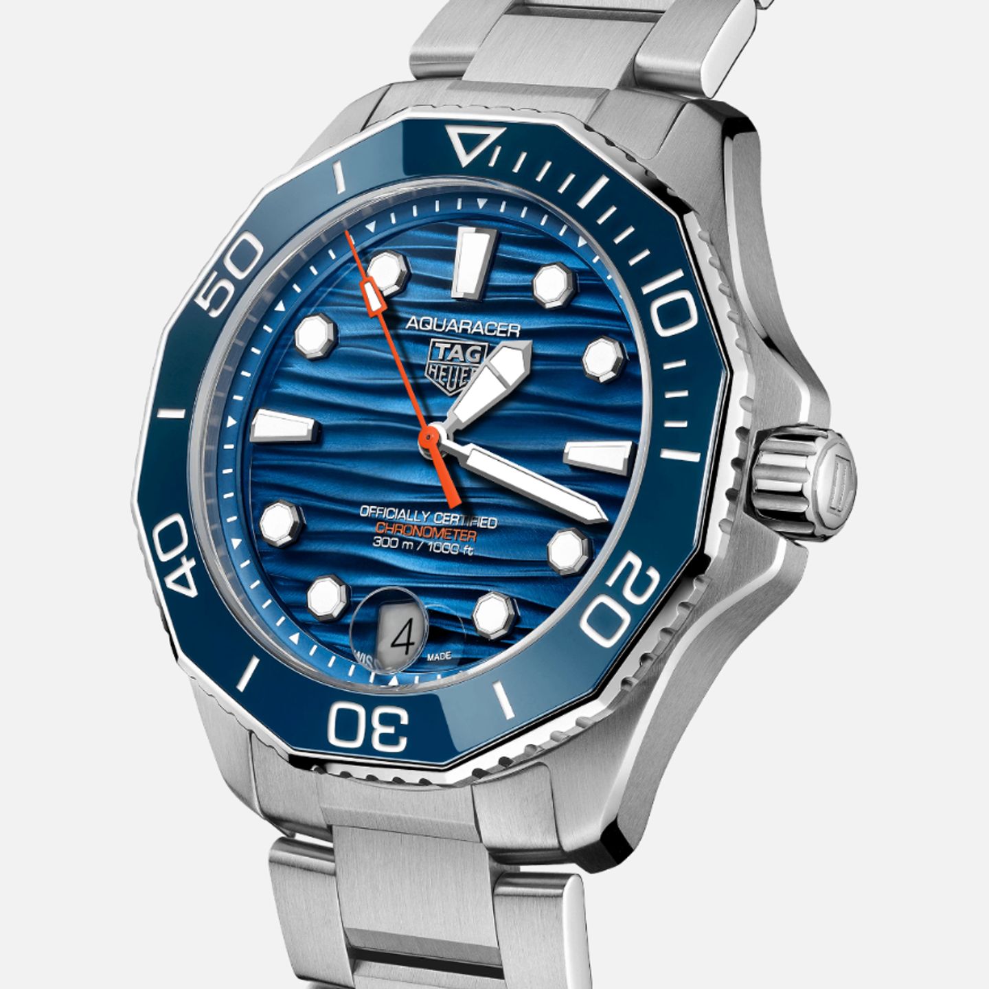 TAG Heuer Aquaracer 300M WBP5111.BA0013 (2024) - Blauw wijzerplaat Onbekend Staal (1/1)