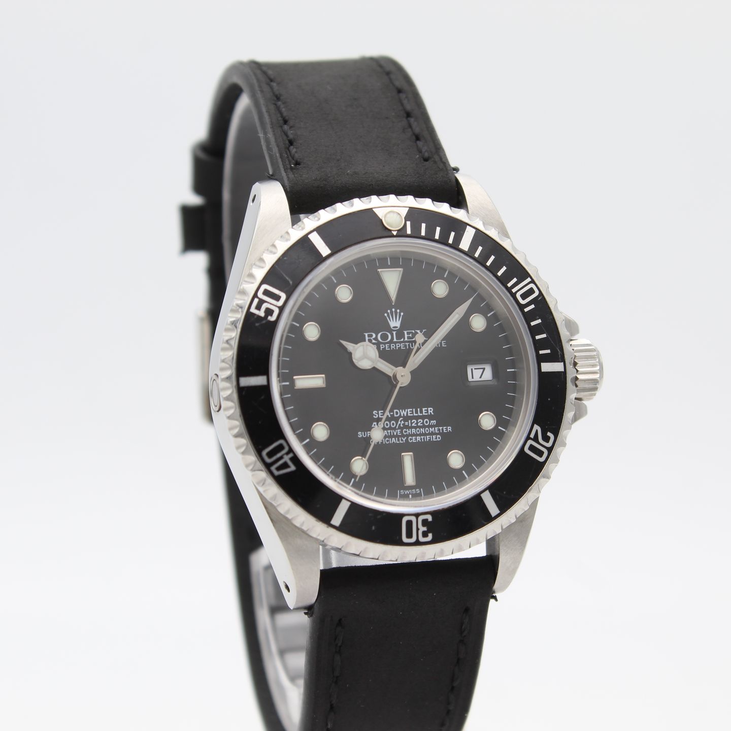 Rolex Sea-Dweller 4000 16600 (1999) - Zwart wijzerplaat 40mm Staal (2/8)
