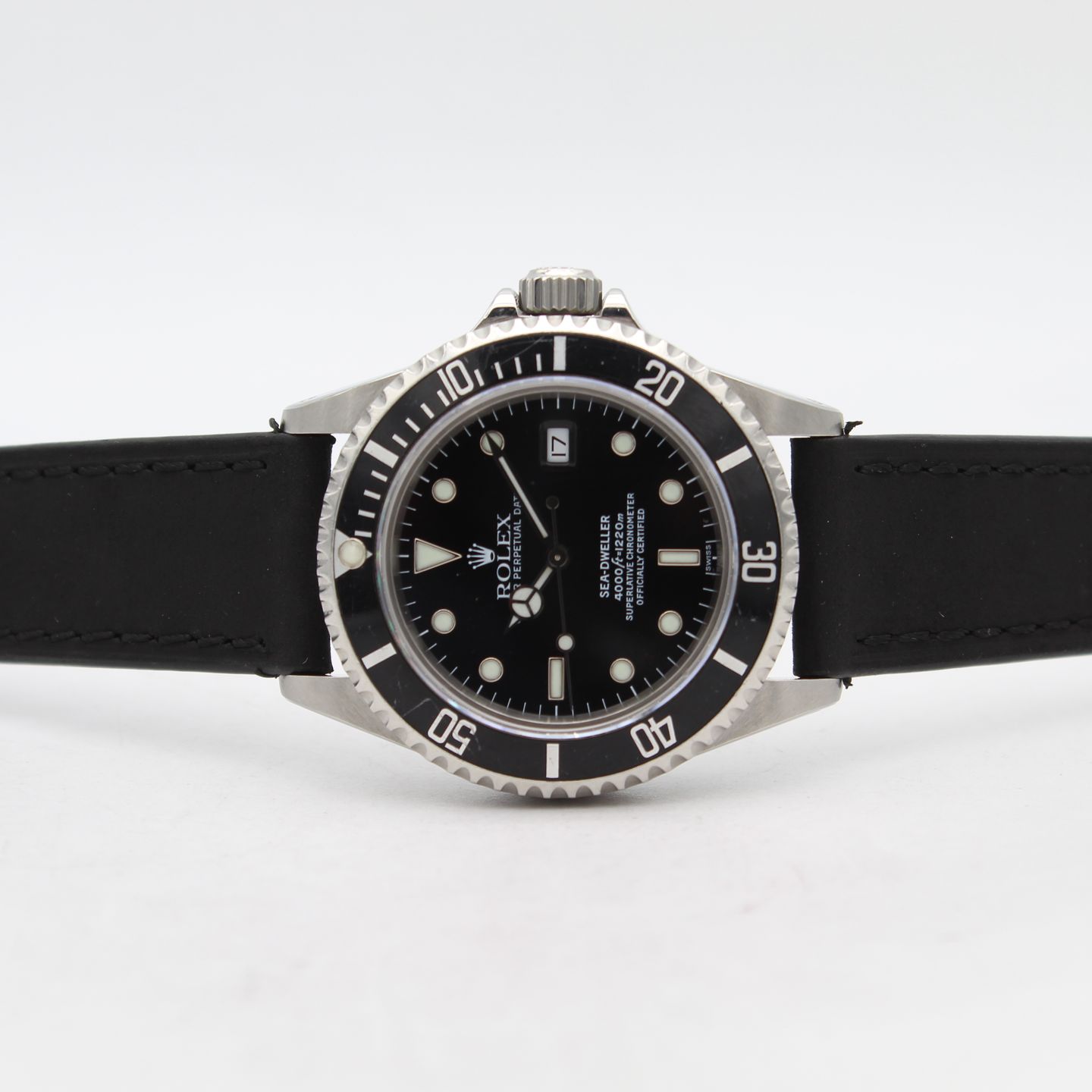 Rolex Sea-Dweller 4000 16600 (1999) - Zwart wijzerplaat 40mm Staal (6/8)